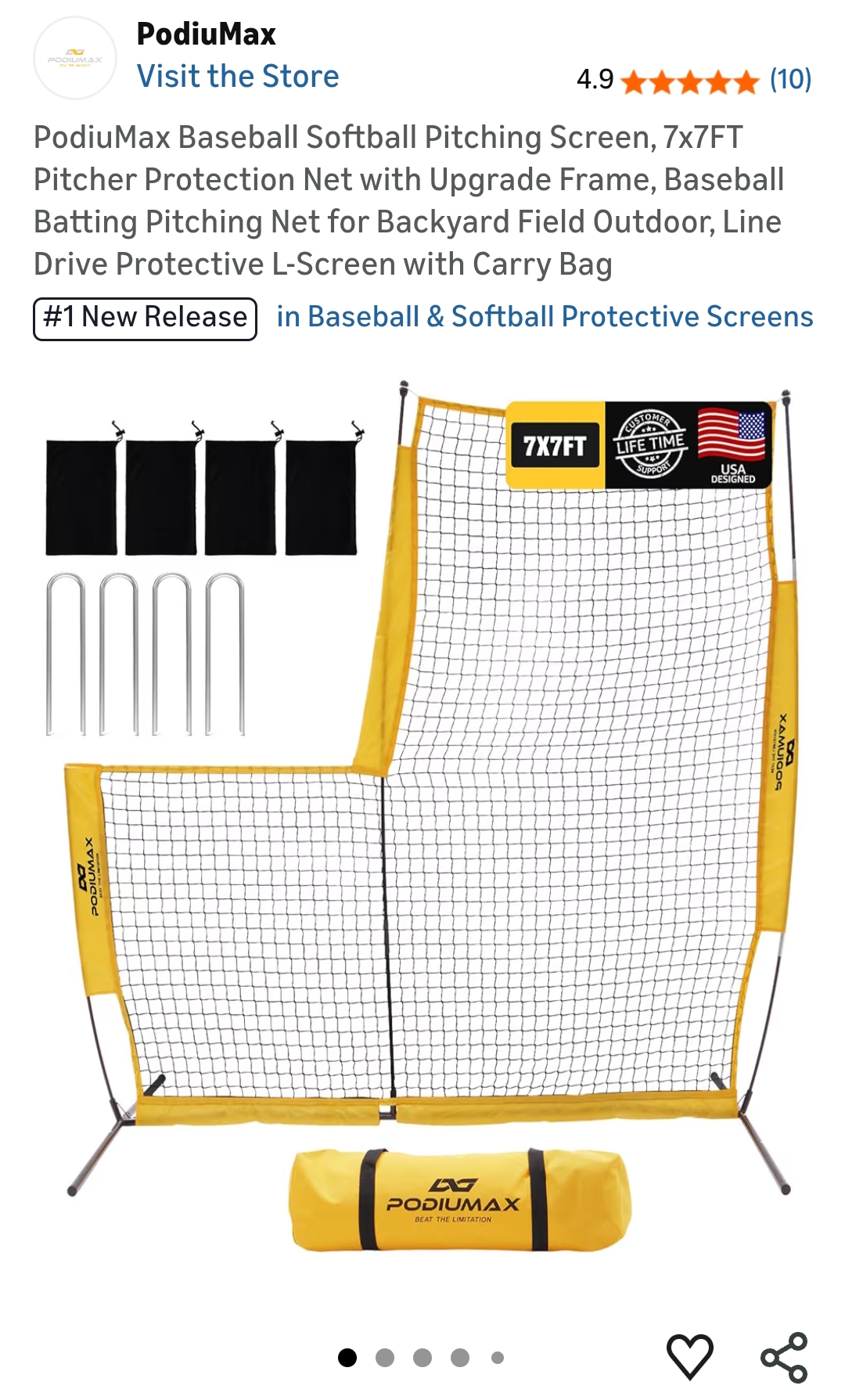 l screen baseball