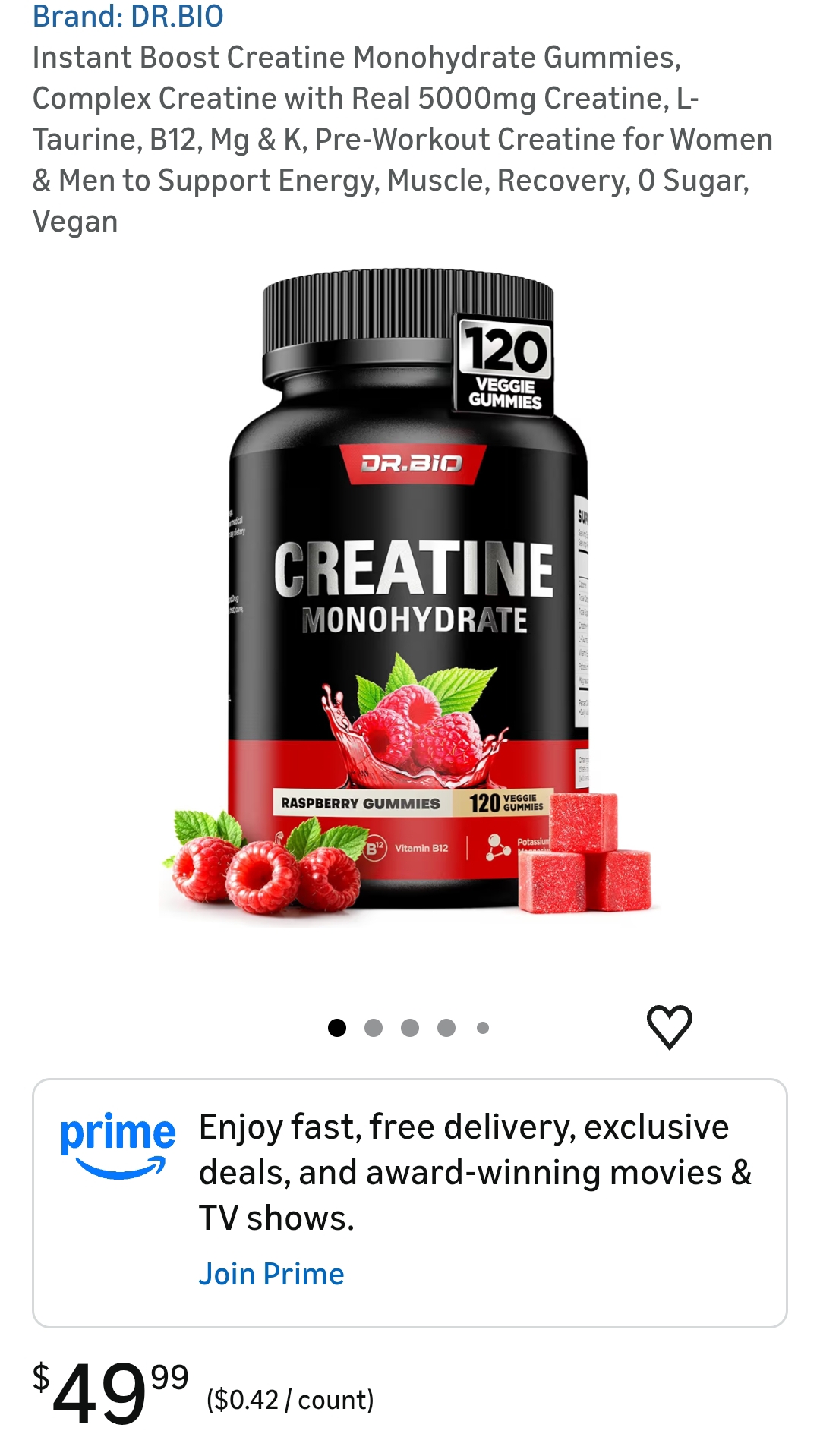 Creatine Monohydrate Gummies