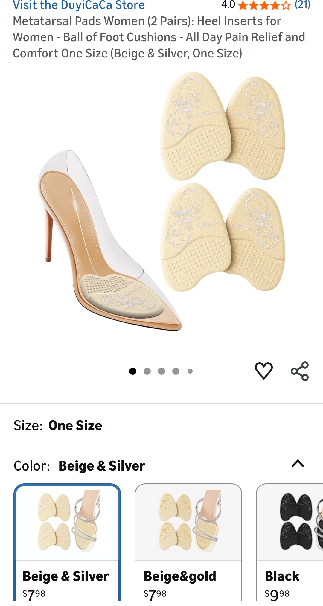 Metatarsal Pads Women