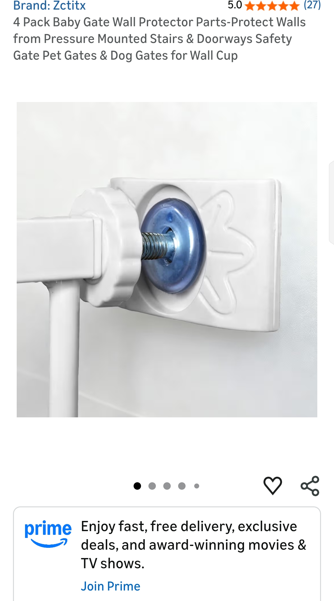 baby gate wall protector