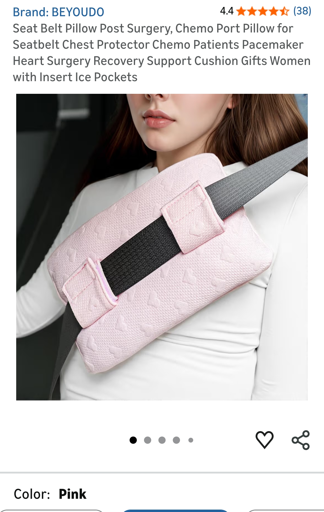 Seat Belt Pillow Post Surgery