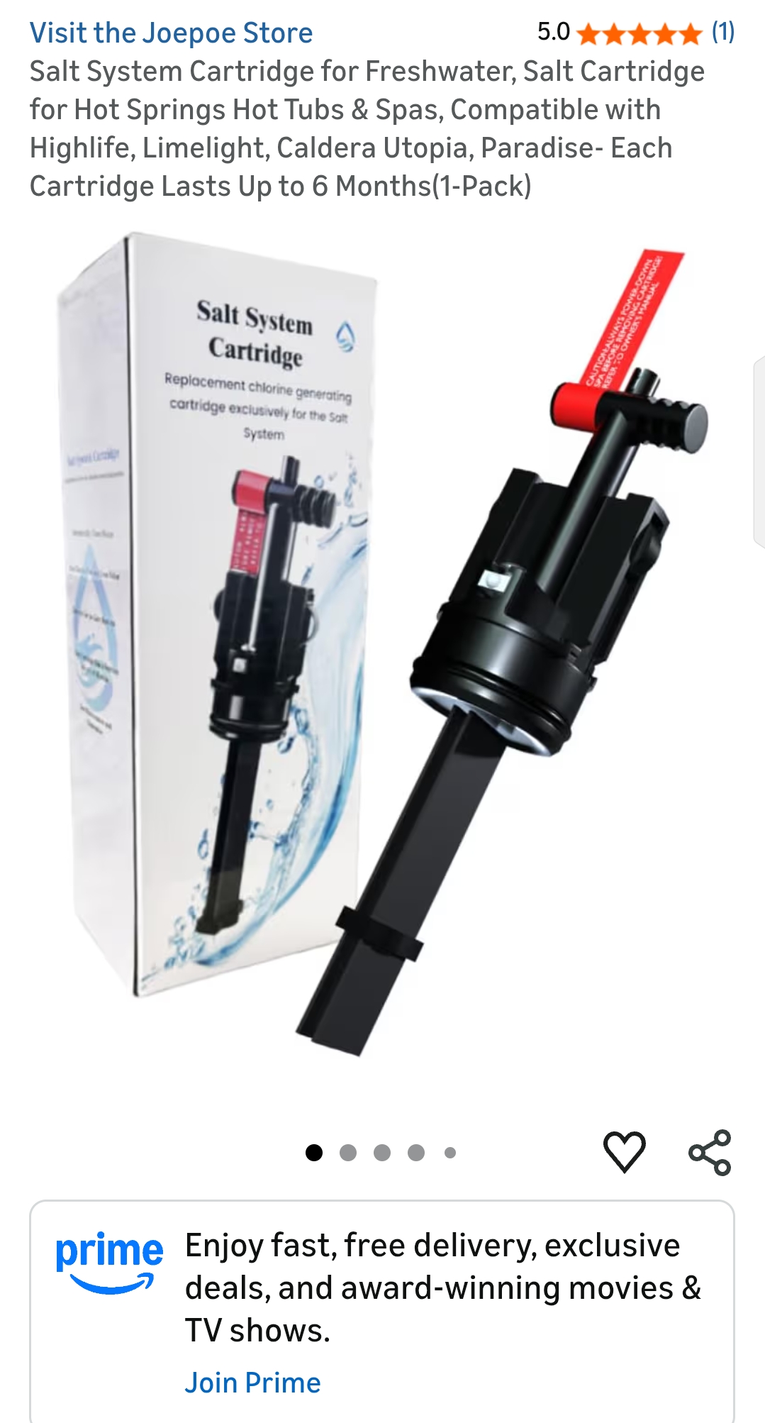 salt system cartridge