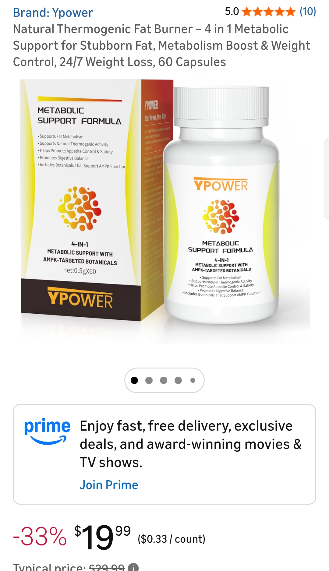 Natural Thermogenic Fat Burner