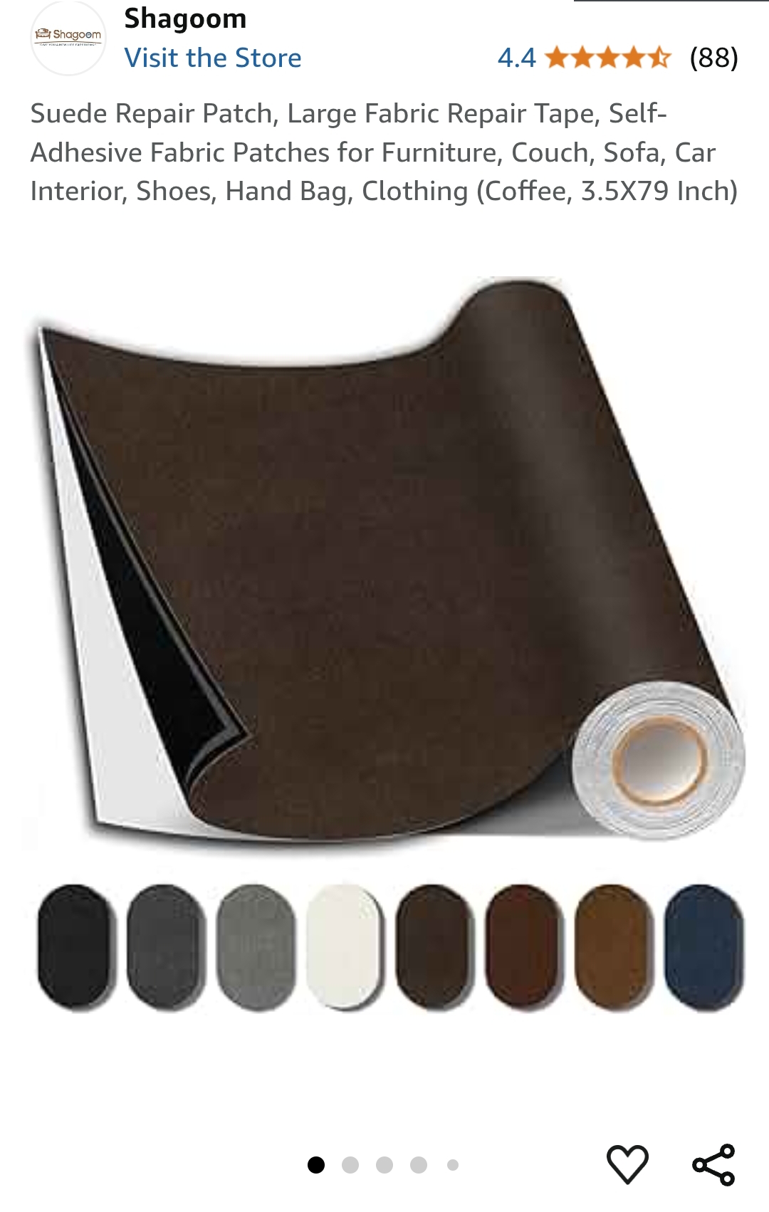 suede repair patches