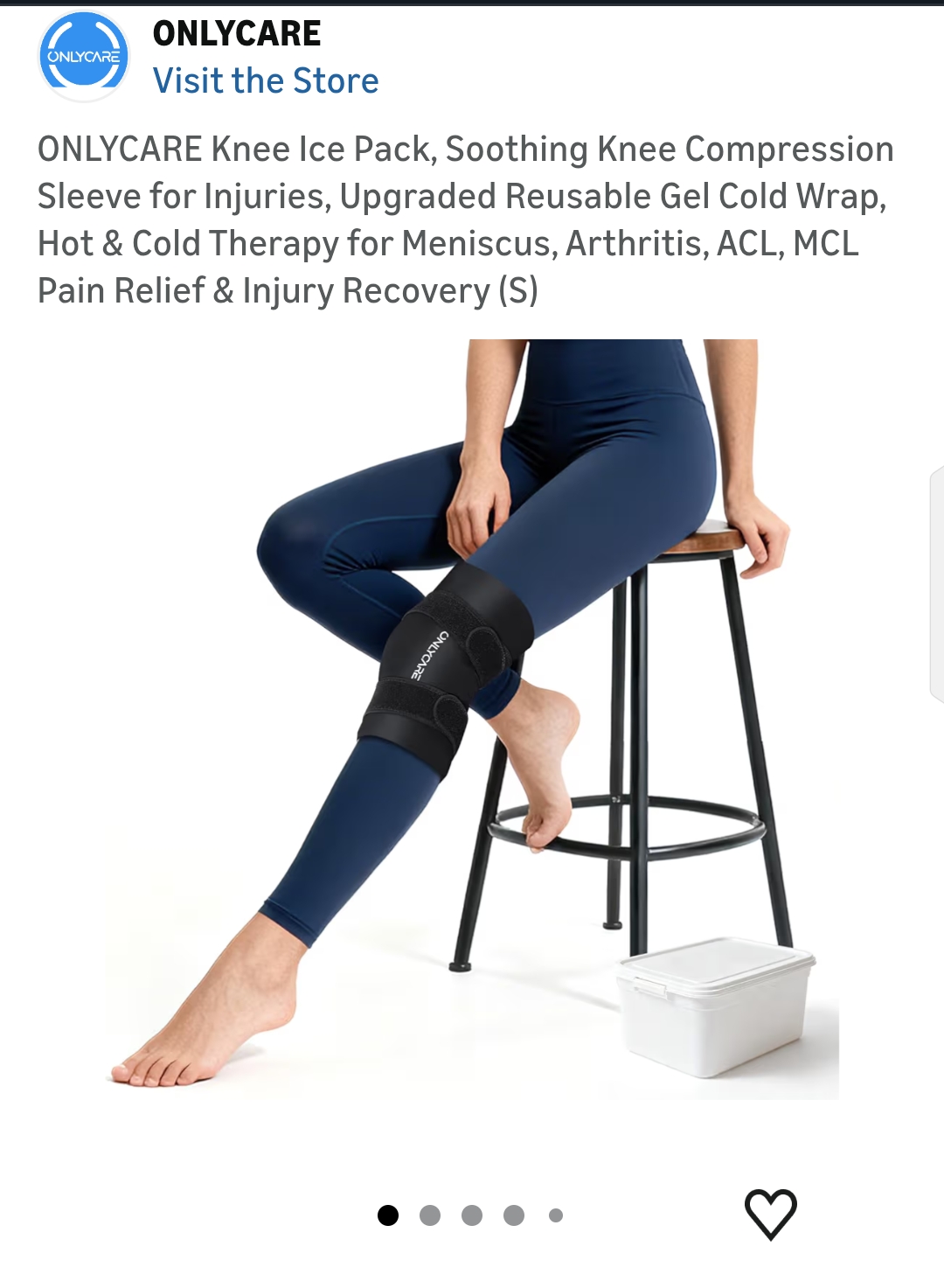 knee ice pack wrap