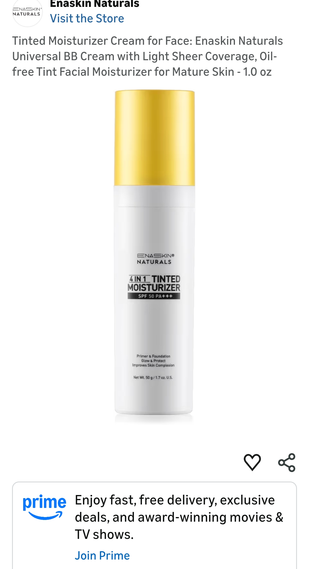 Tinted Moisturizer Cream for Face