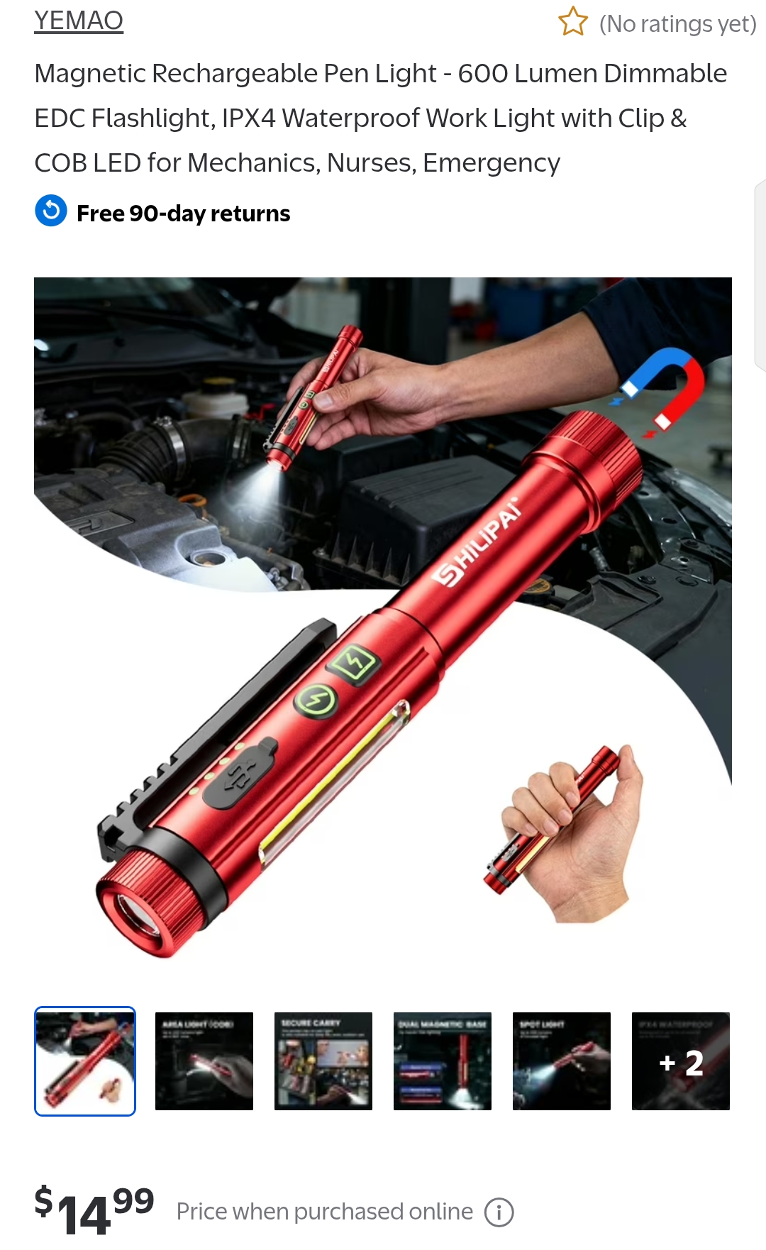 pen flashlight