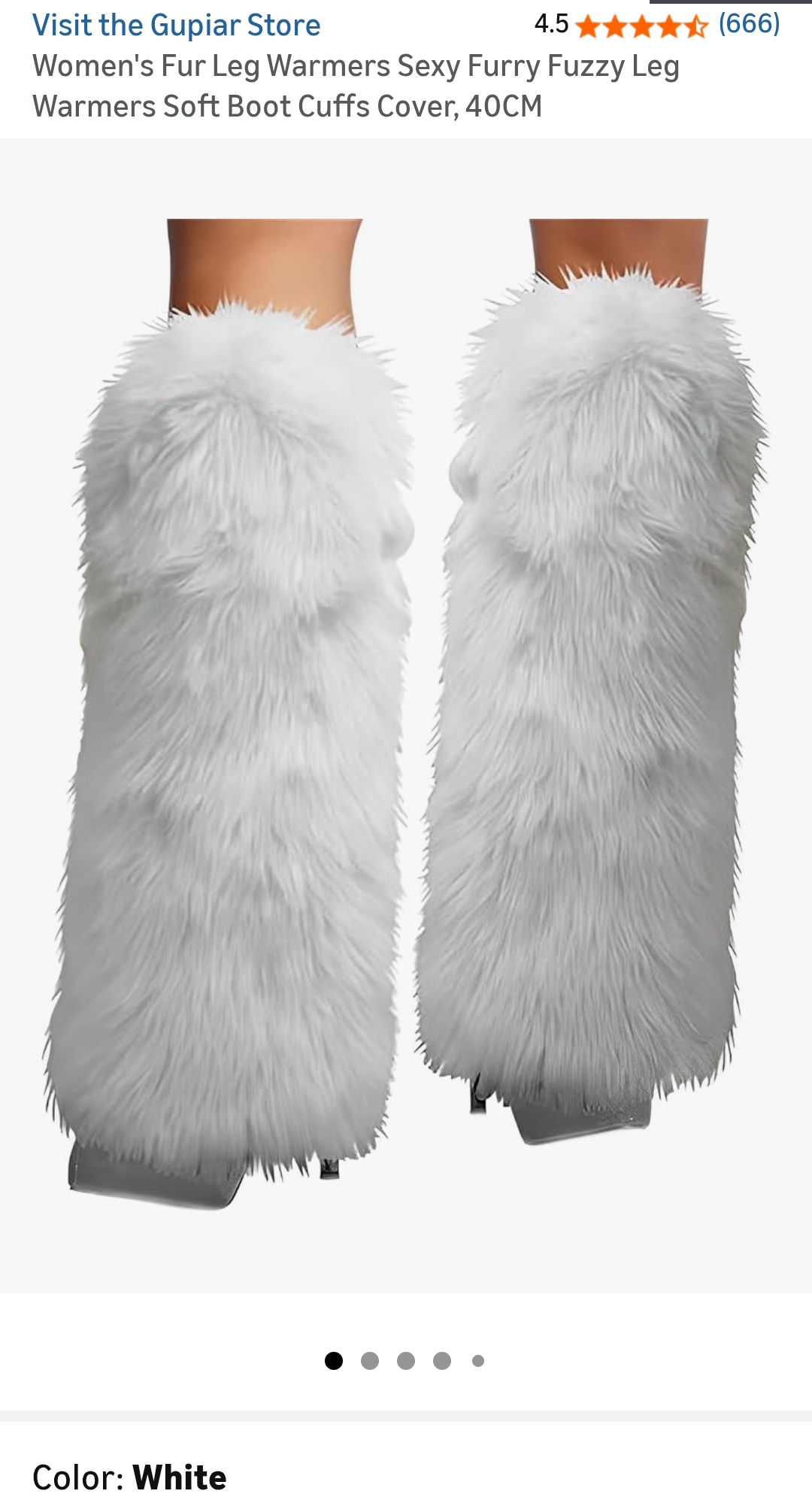 fur leg warmers