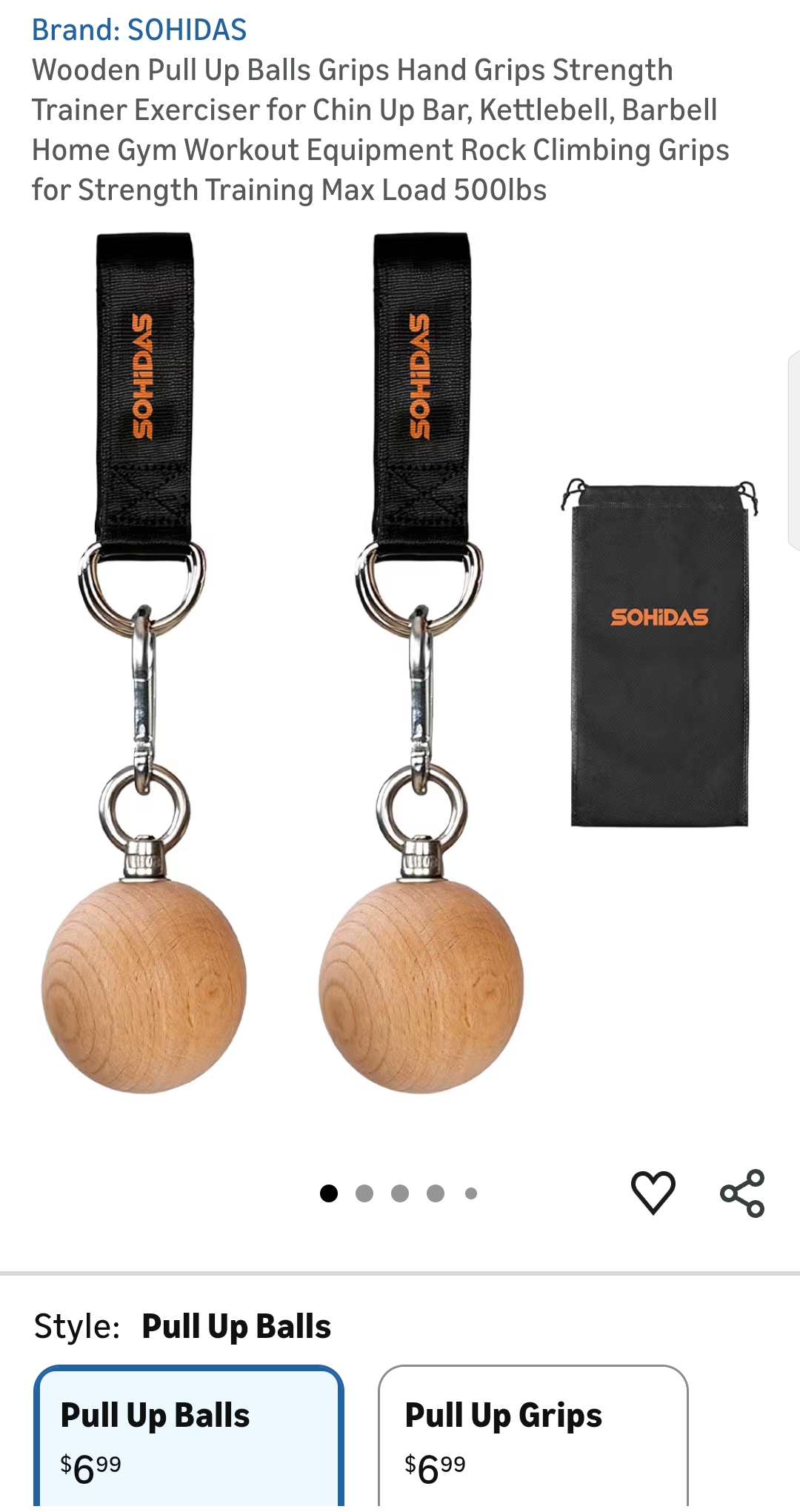 Wooden Pull Up Balls