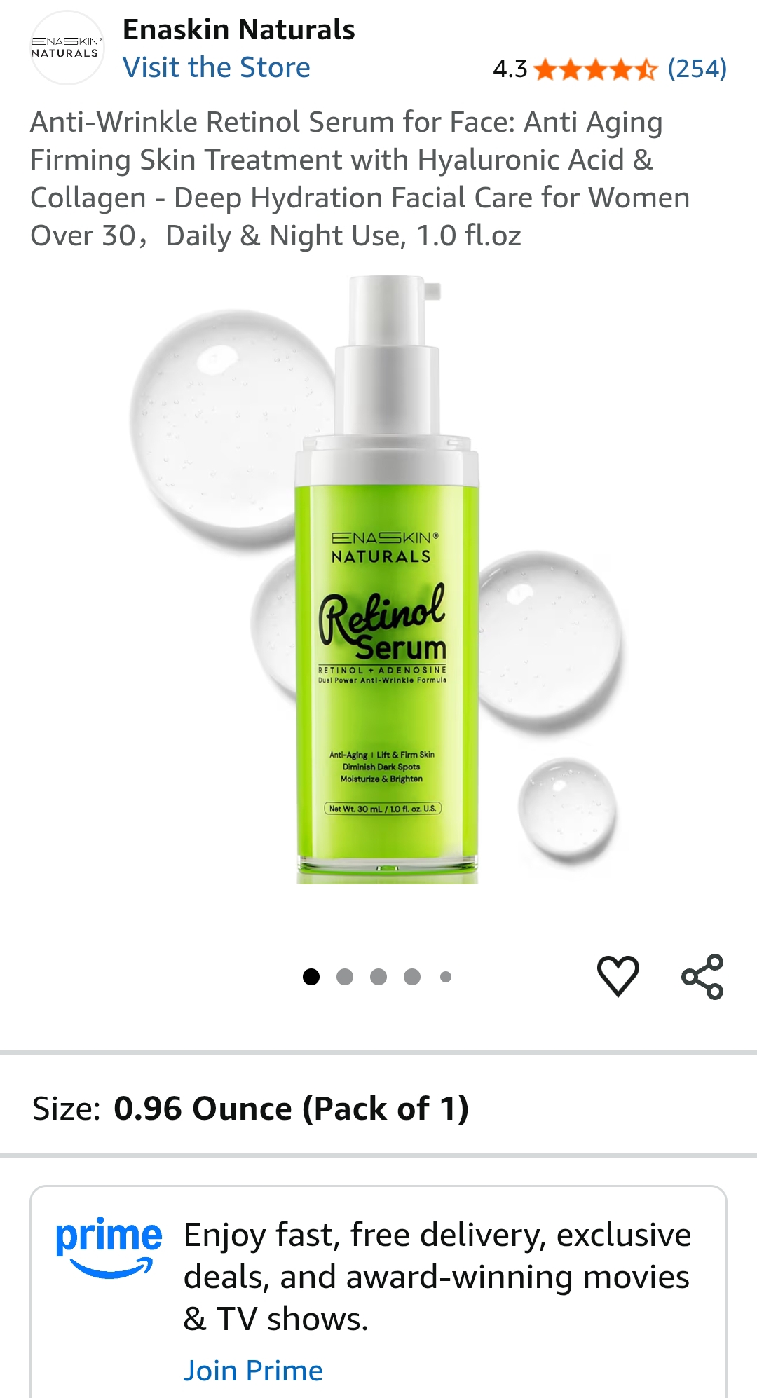 Retinol Serum for Face