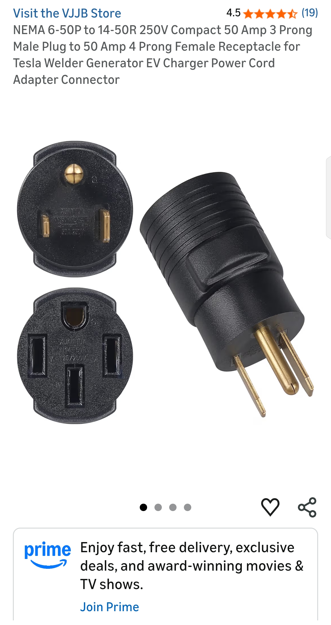nema 6-50 to 14-50 adapter