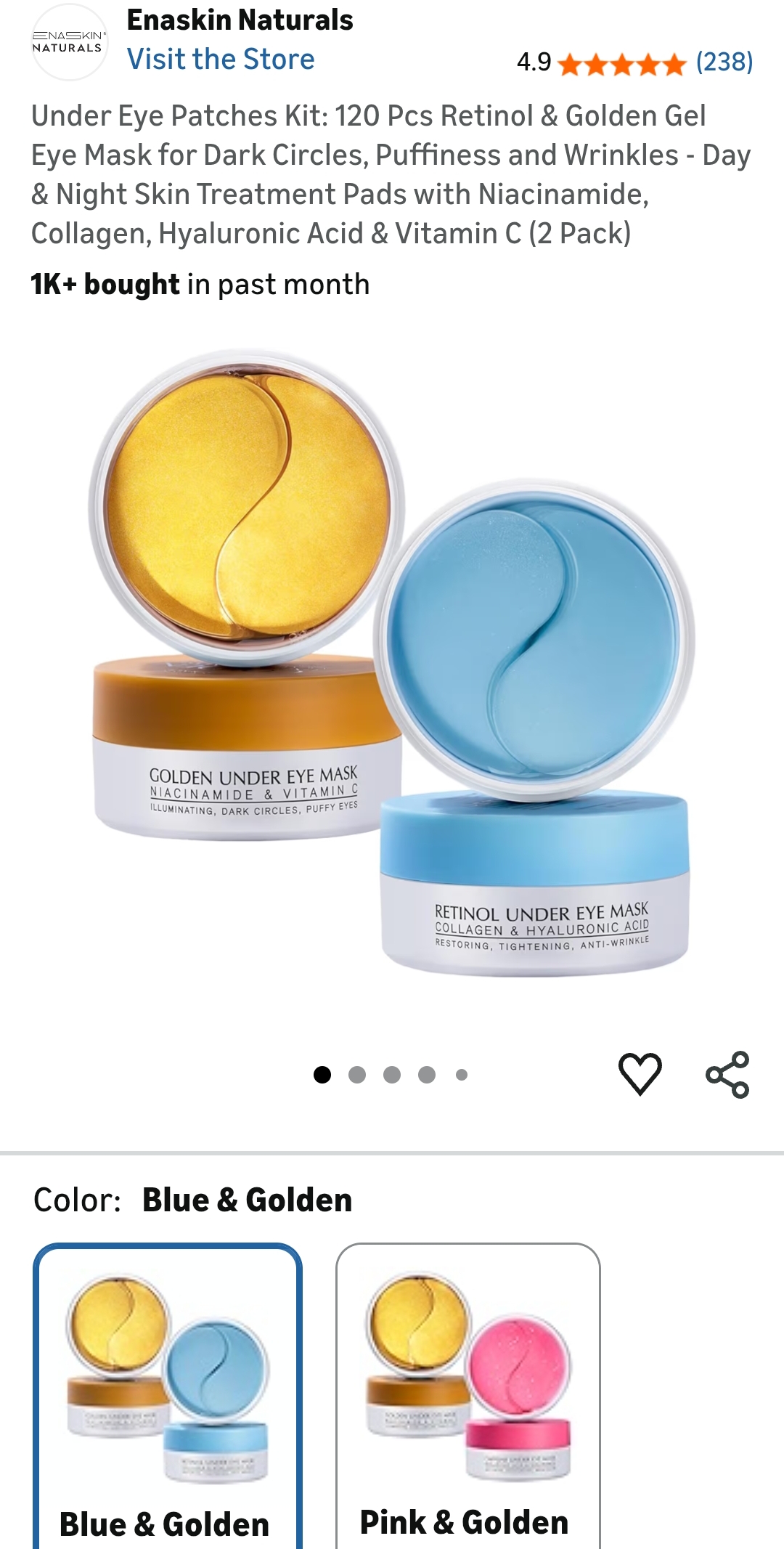 retinol under eye patches