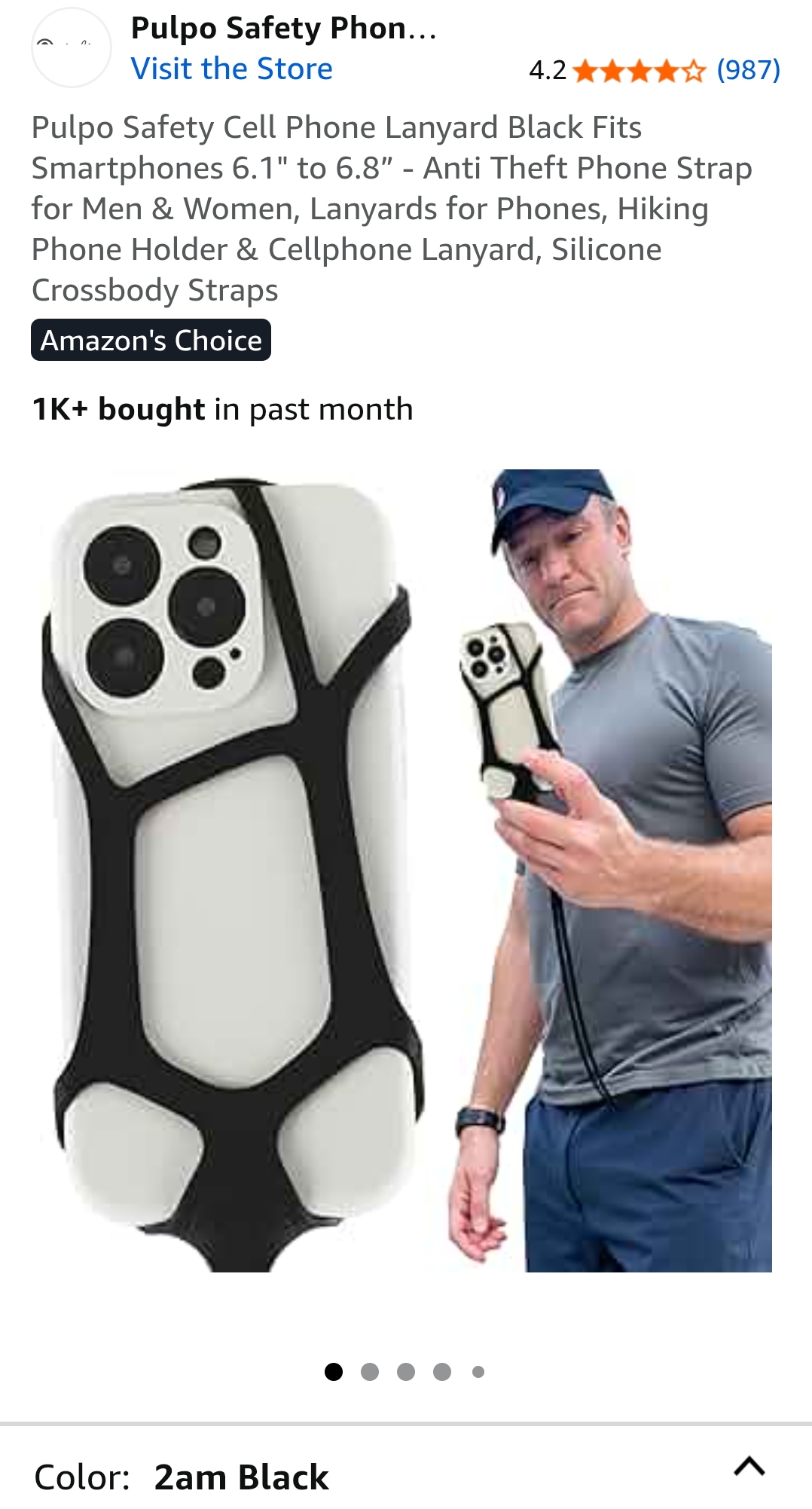 Pulpo Safety Cell Phone Lanyard