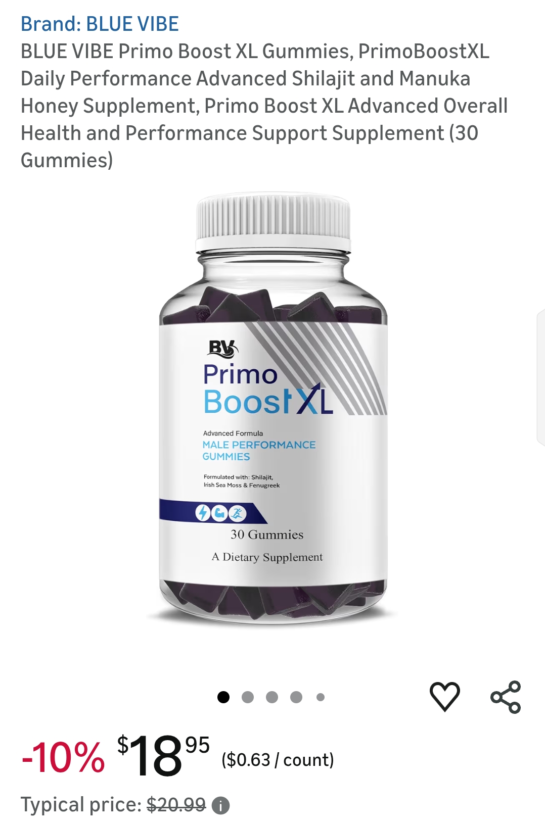 Primo Boost XL Gummies