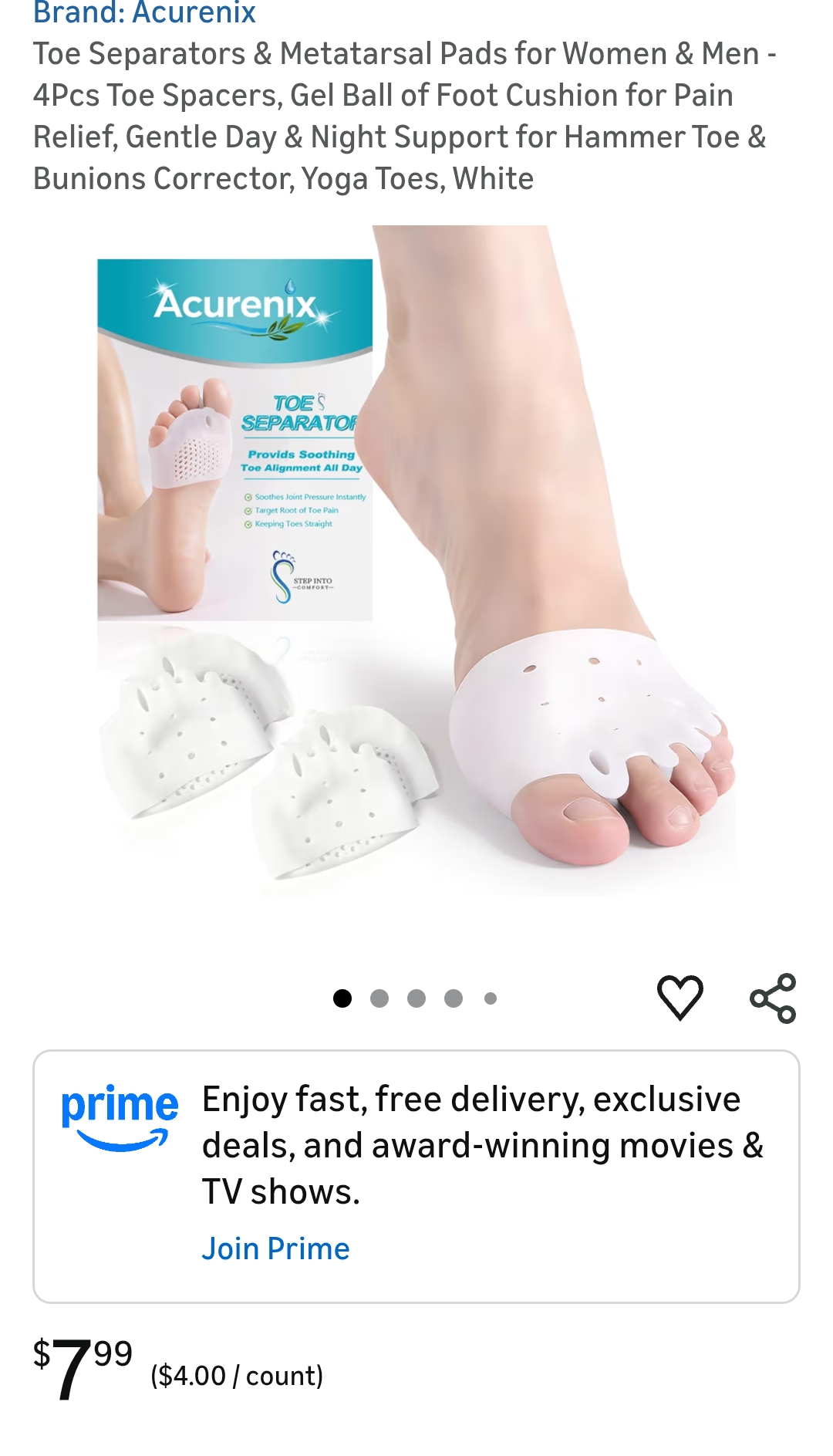 Toe Separators