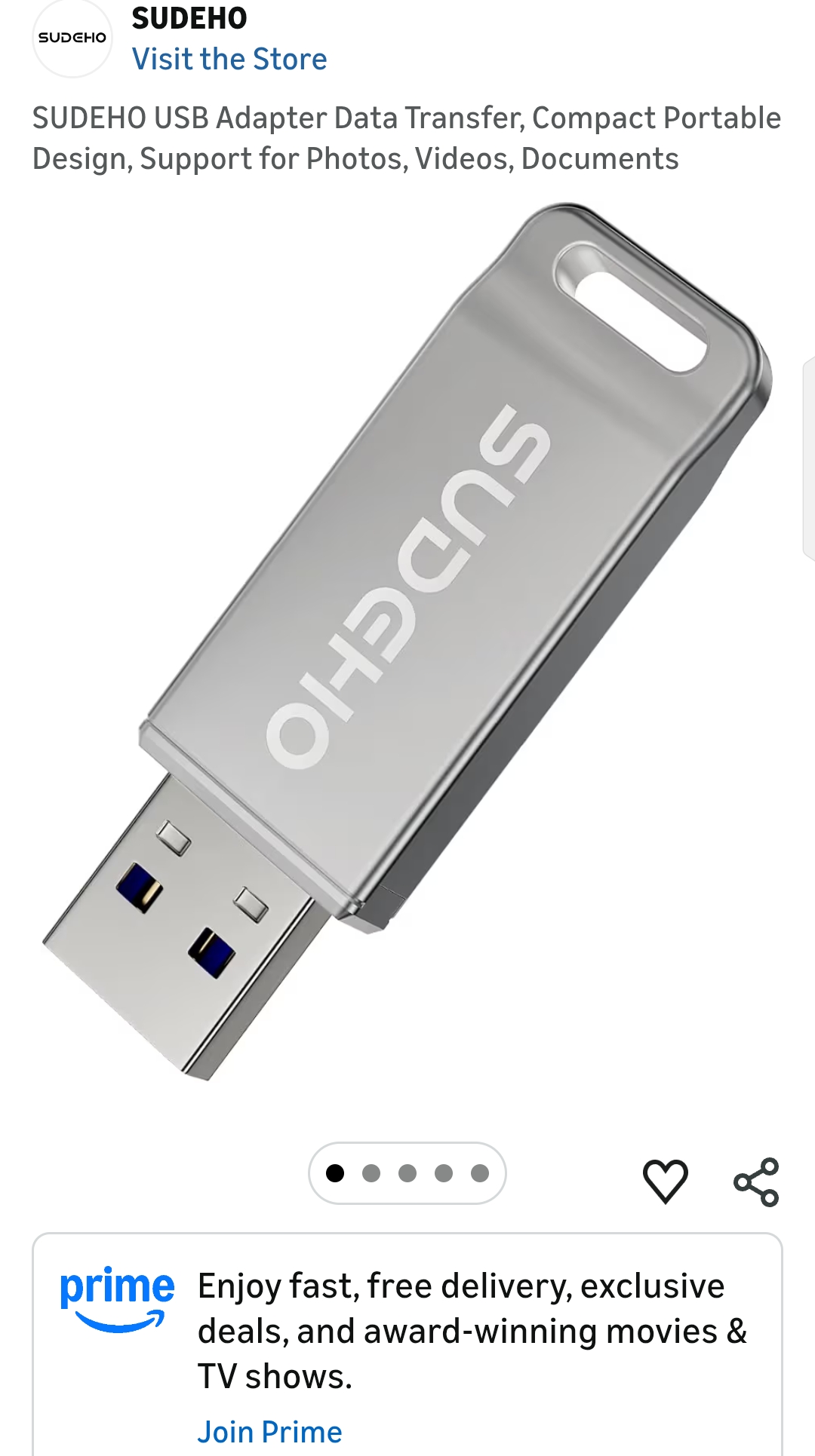 USB Adapter Data Transfer