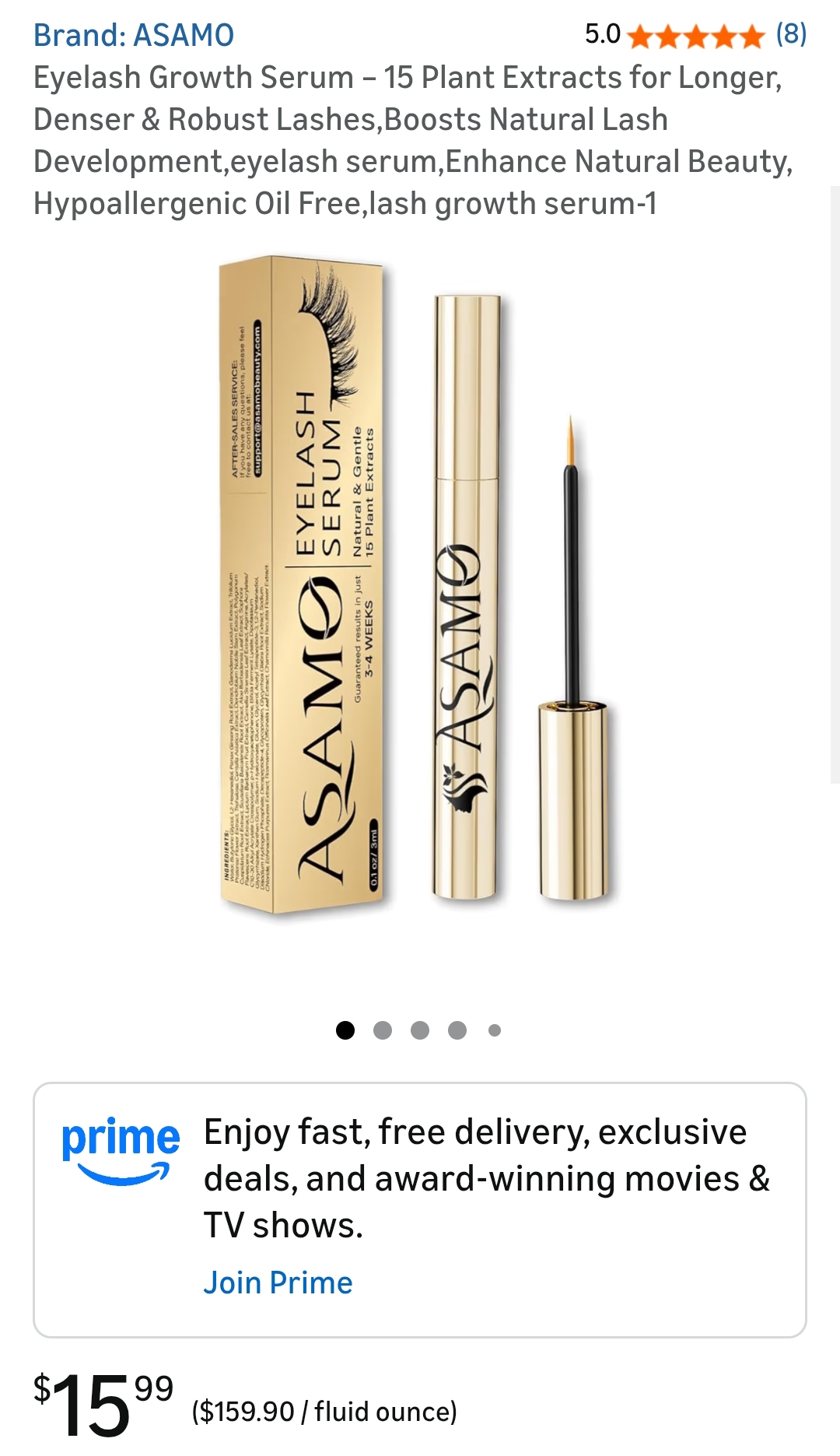 Eyelash Growth Serum