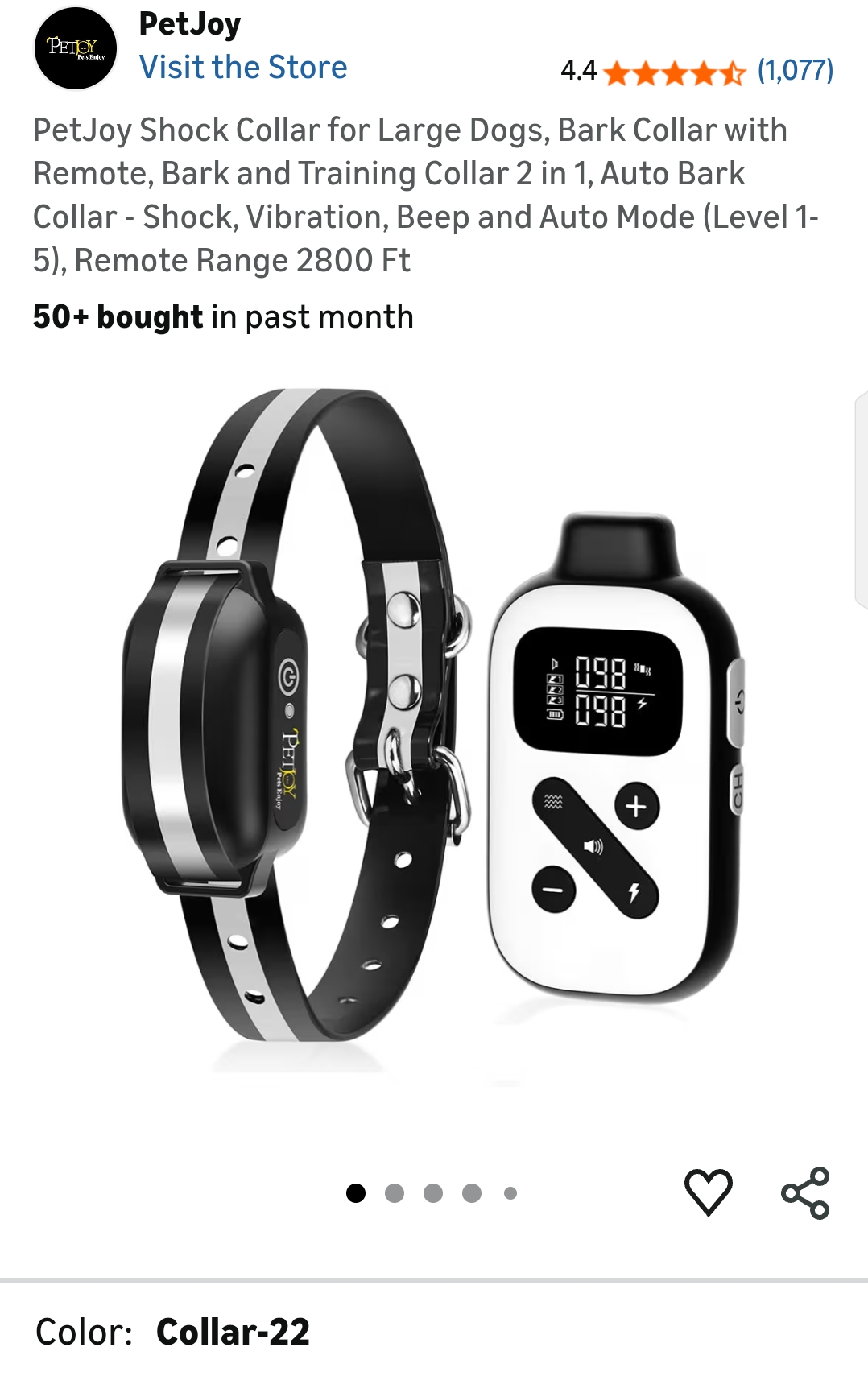 Bark Collar with Remote