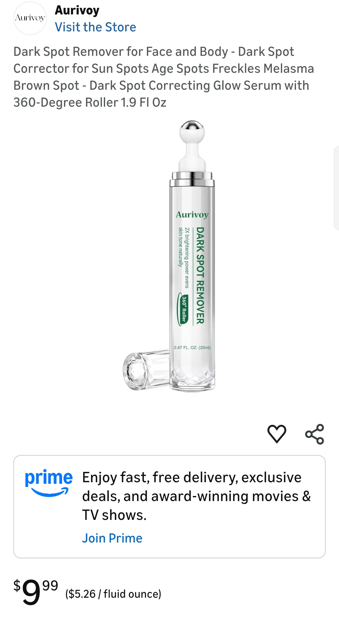 Dark Spot Remover for Face and Body - Dark Spot Corrector