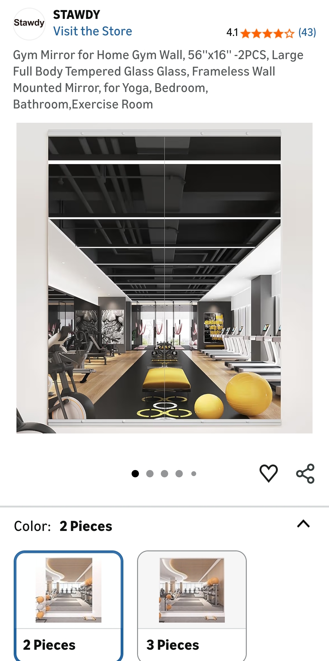 home gym mirror