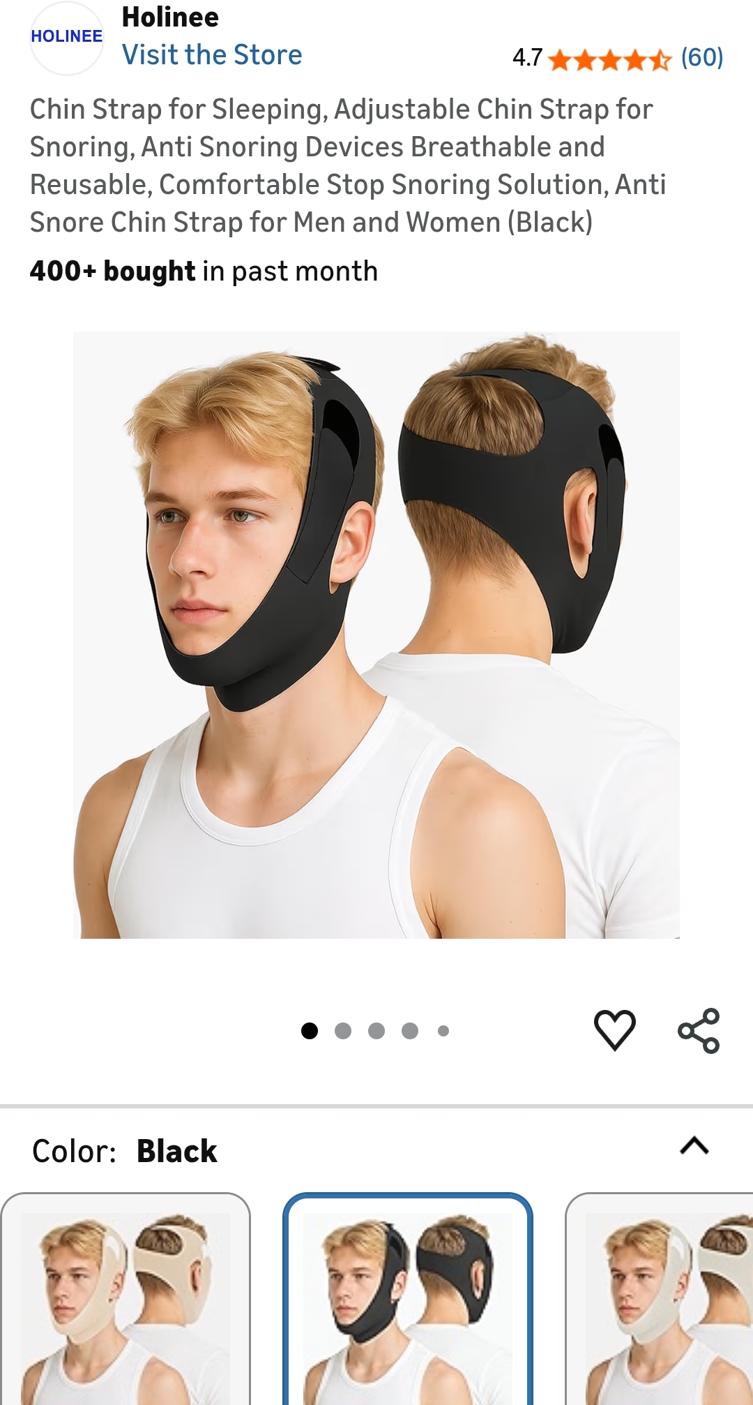 Anti Snore Chin Strap