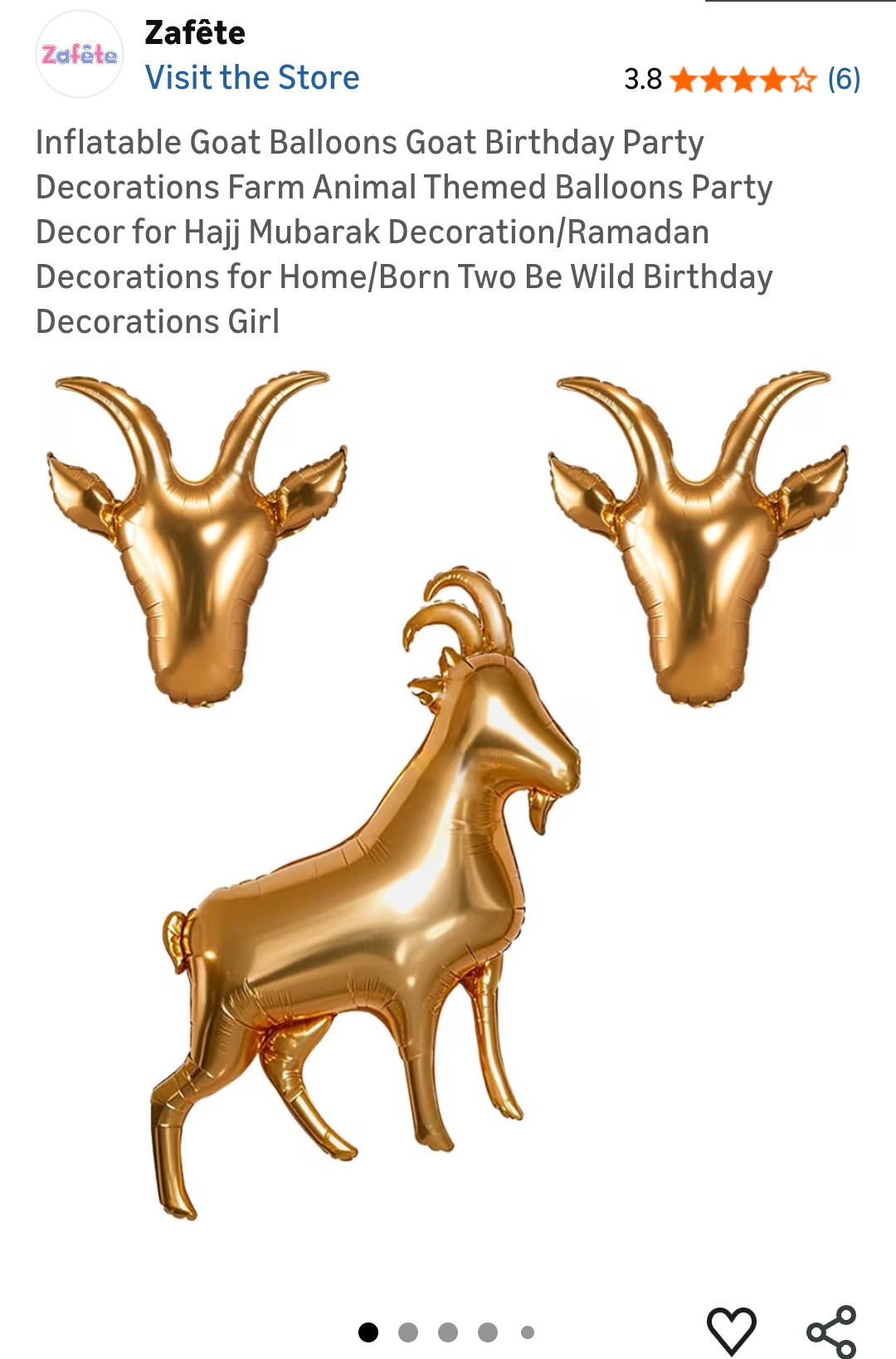 goat balloons