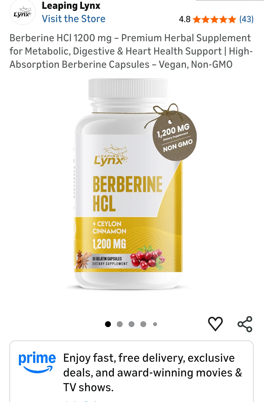 Zinc Carnosine 86 mg