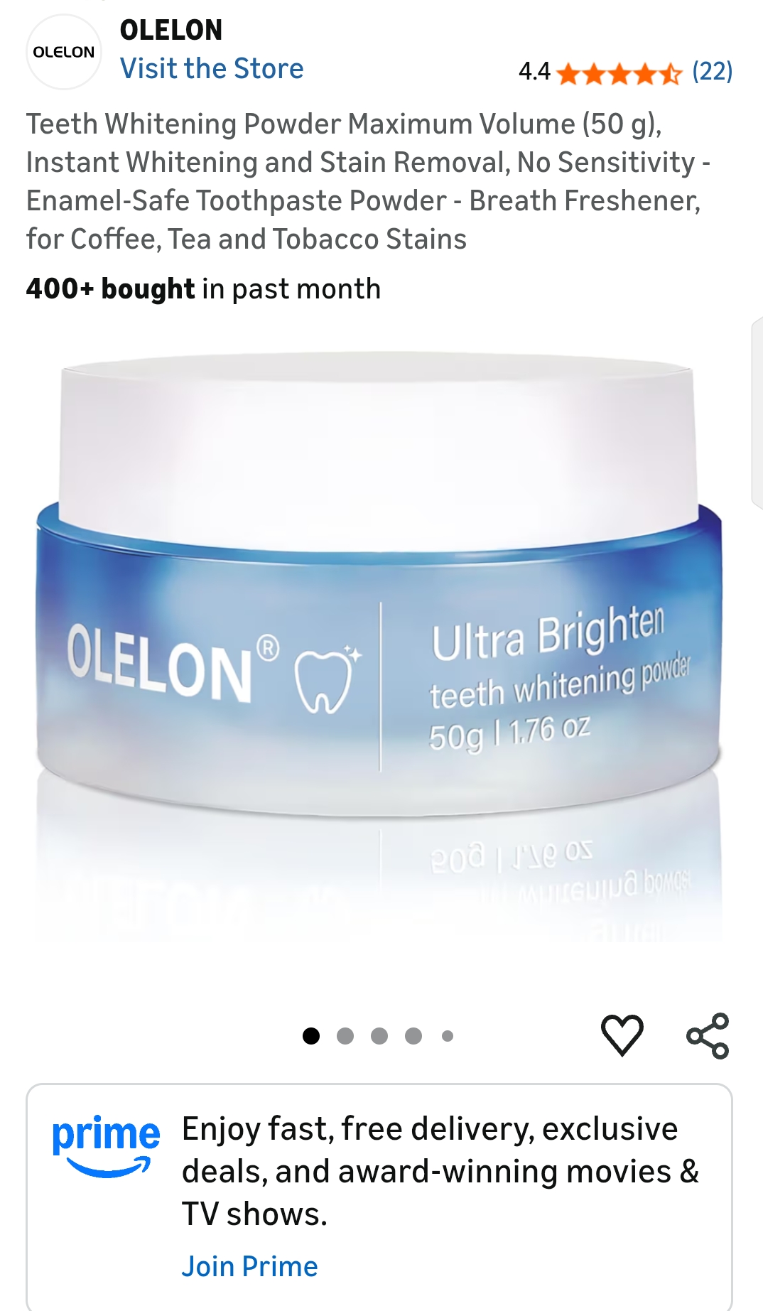 teeth whitening powder