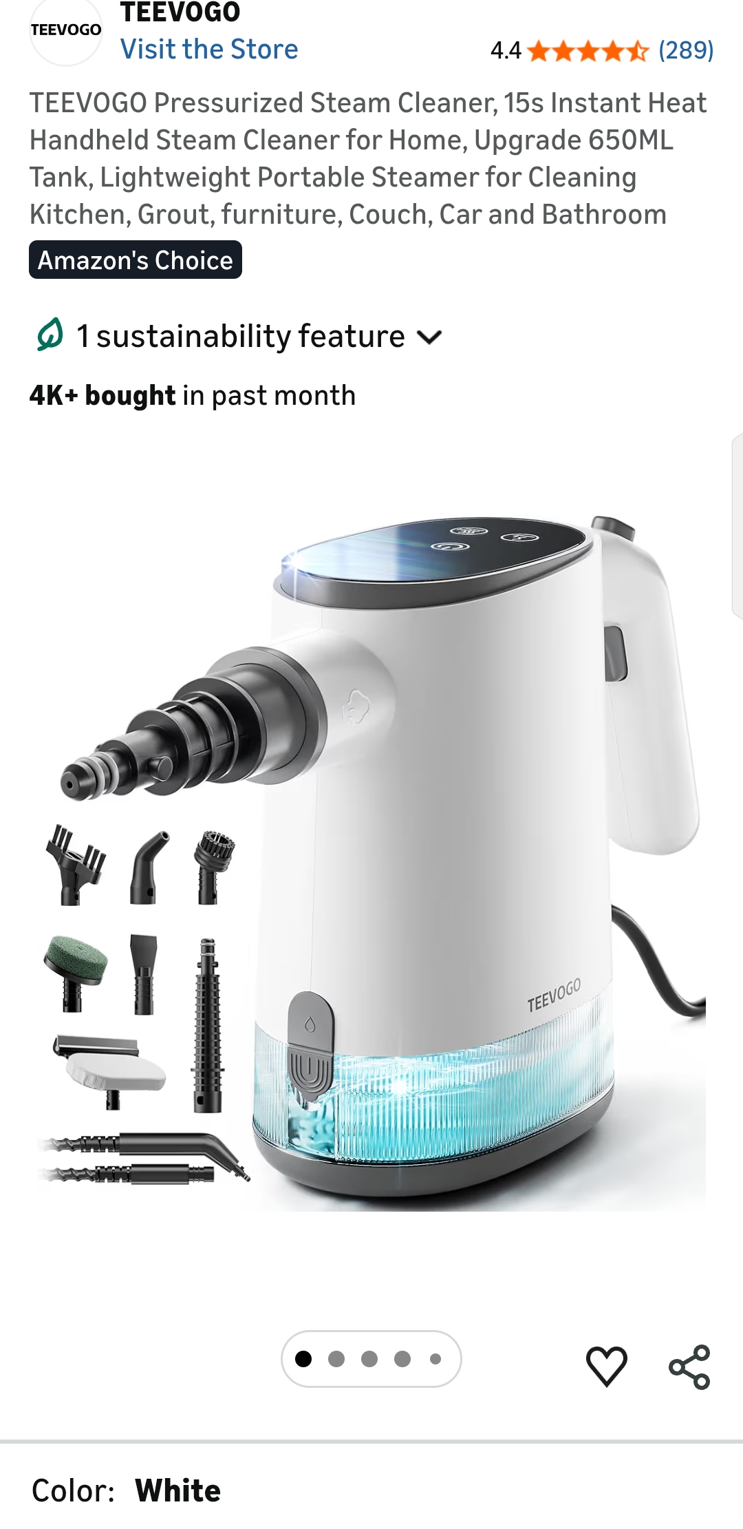 handheld steam cleaner