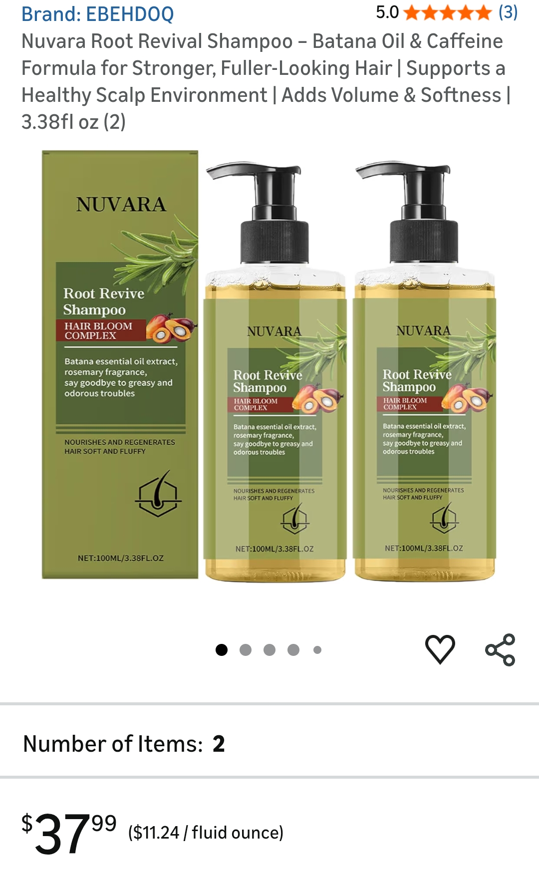 Nuvara Root Revival Shampoo