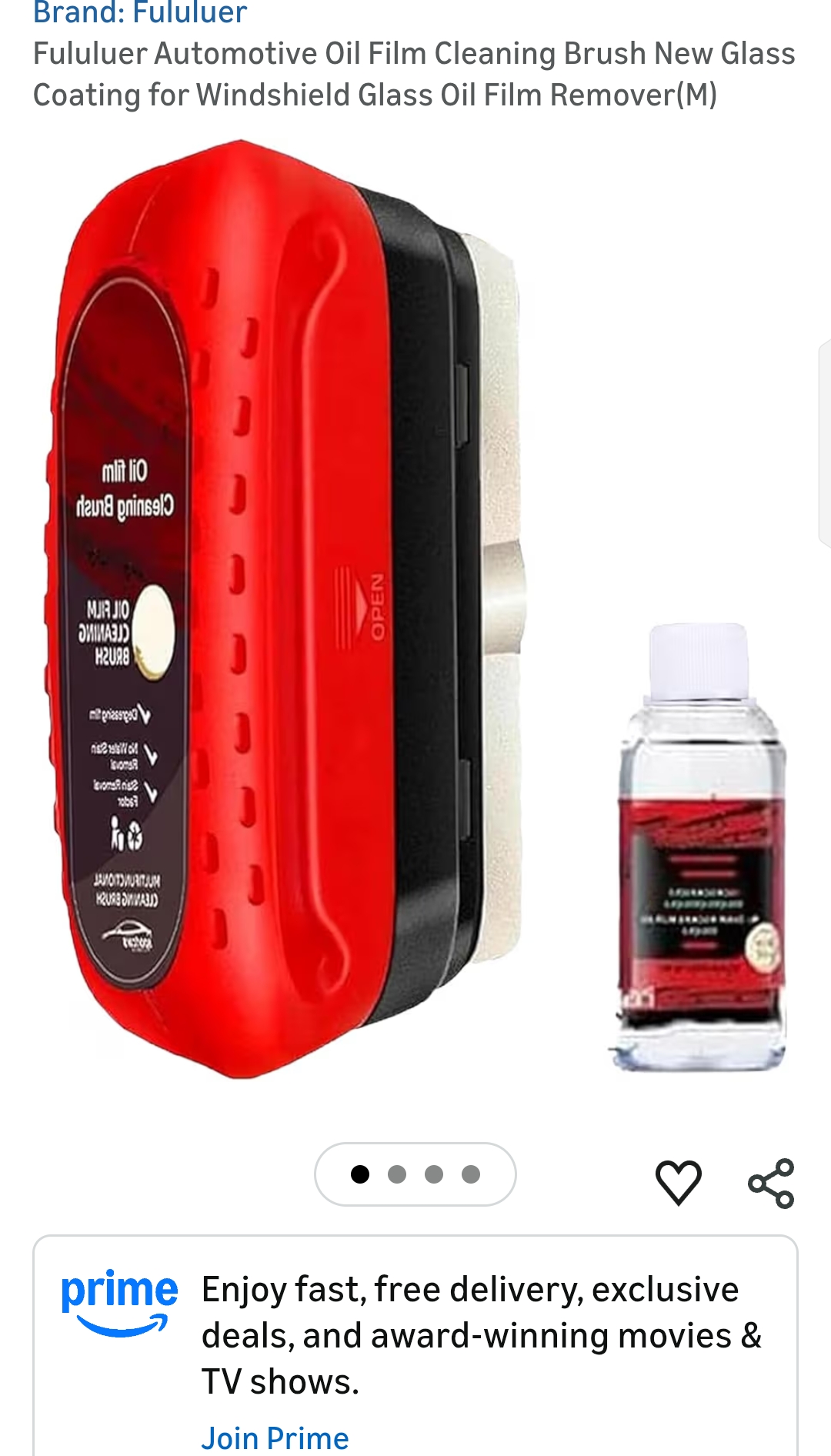 Fululuer Automotive Oil Film Cleaning Brush