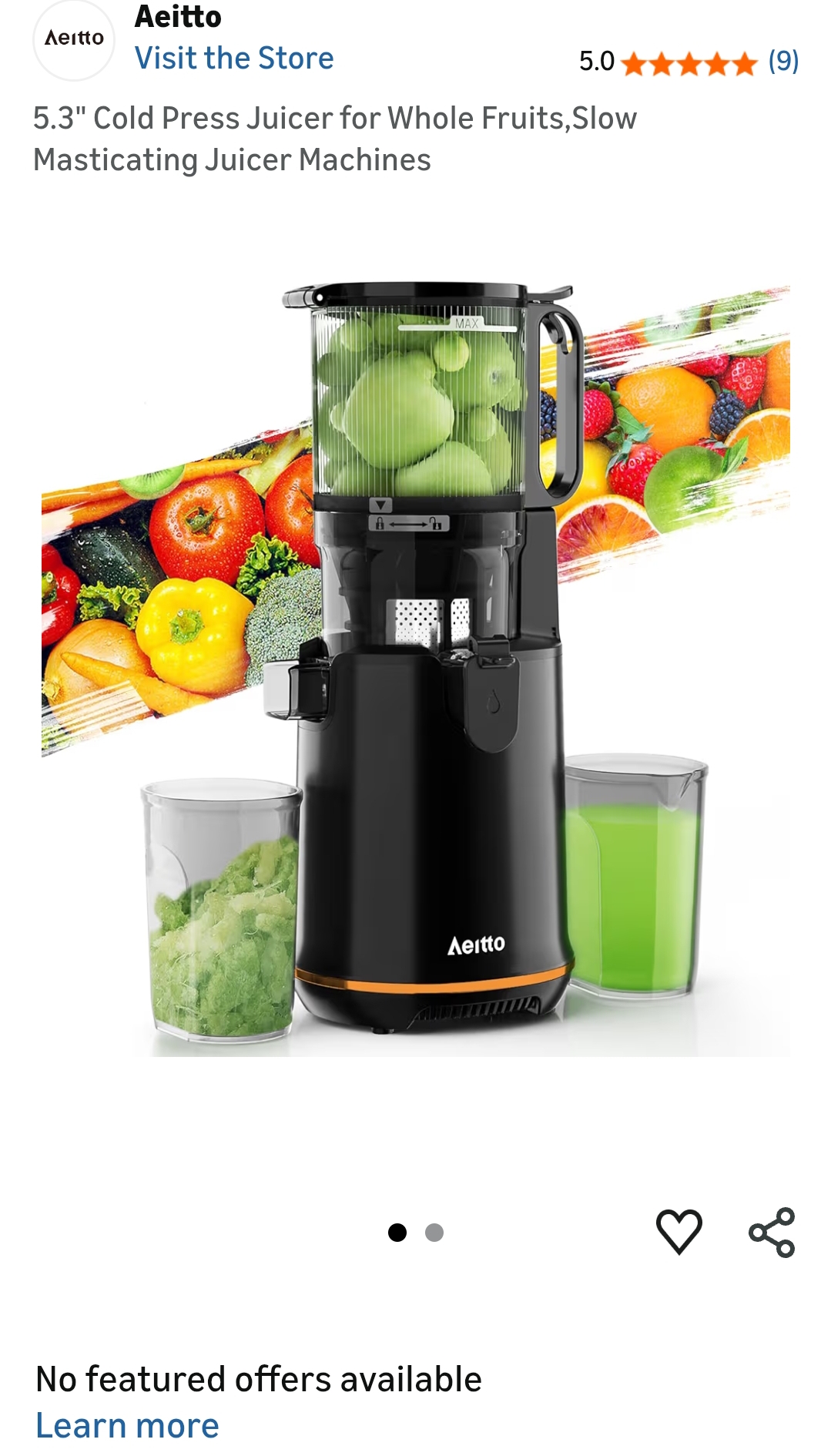 Cold Press Juicer