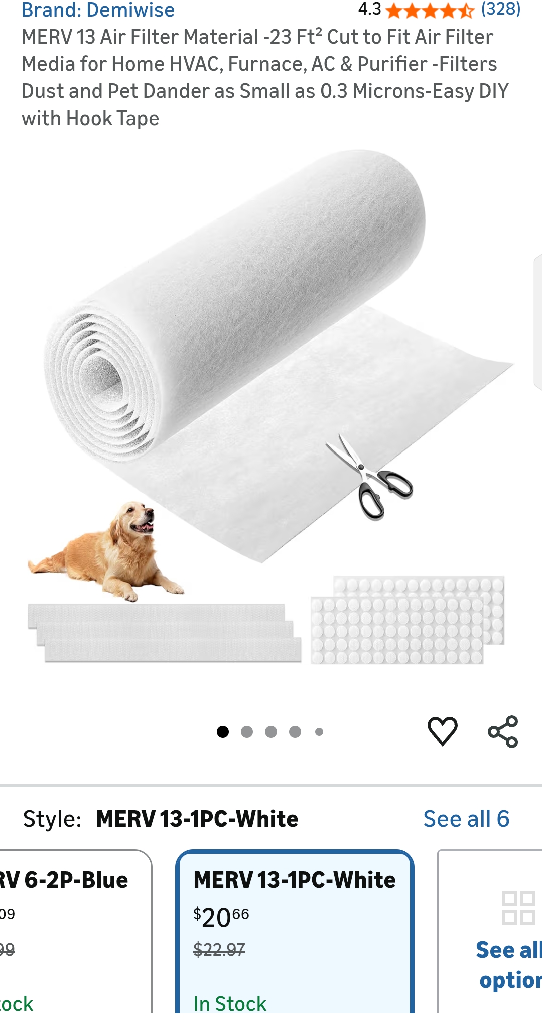 cut to fit air filter