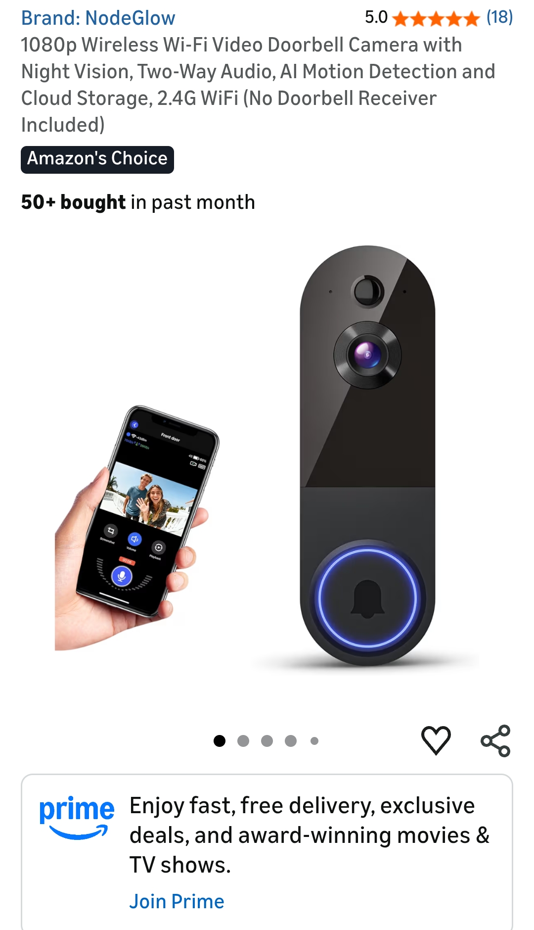 wireless doorbell camera