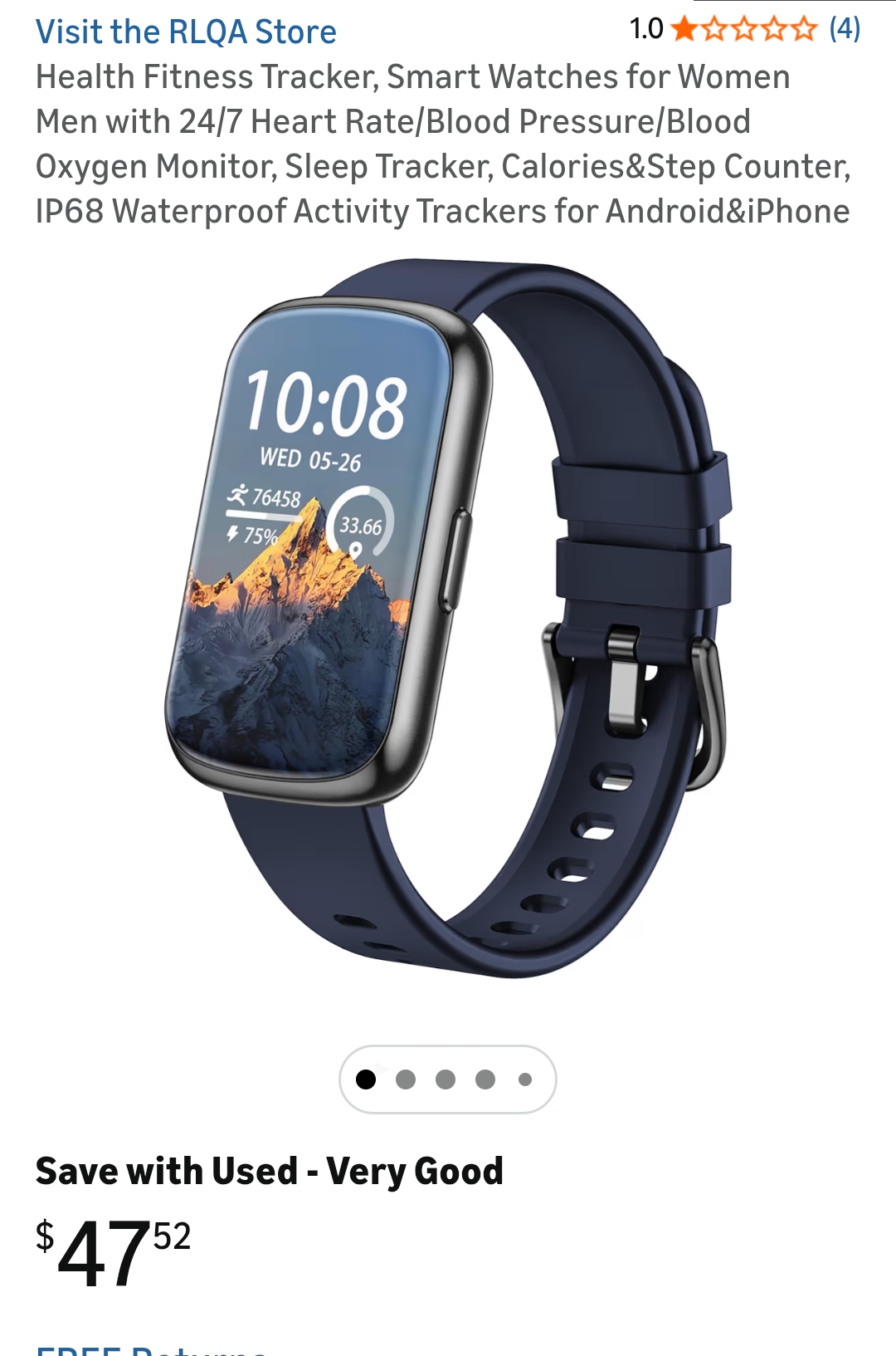 Health Fitness Tracker RLQA