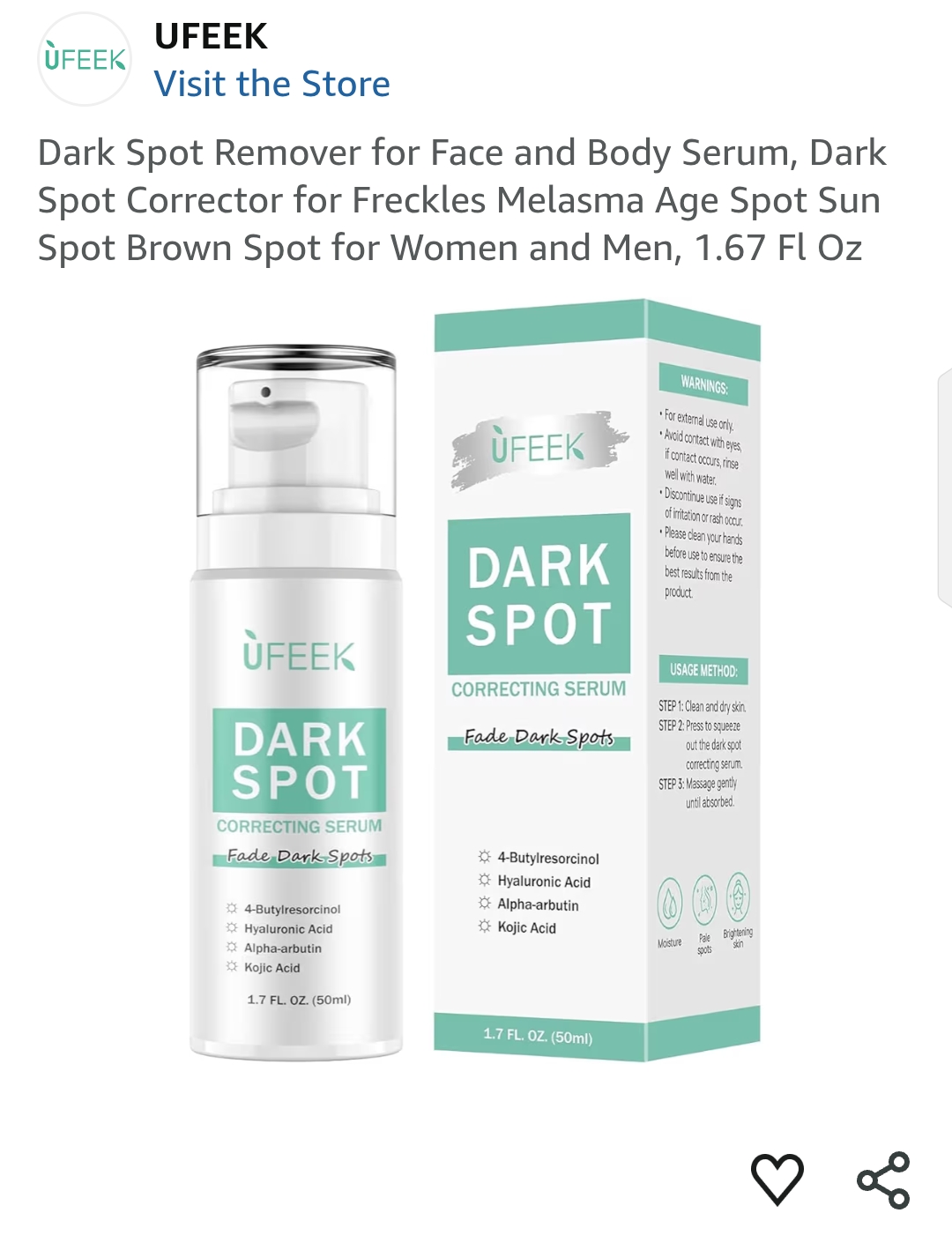 Dark Spot Remover for Face