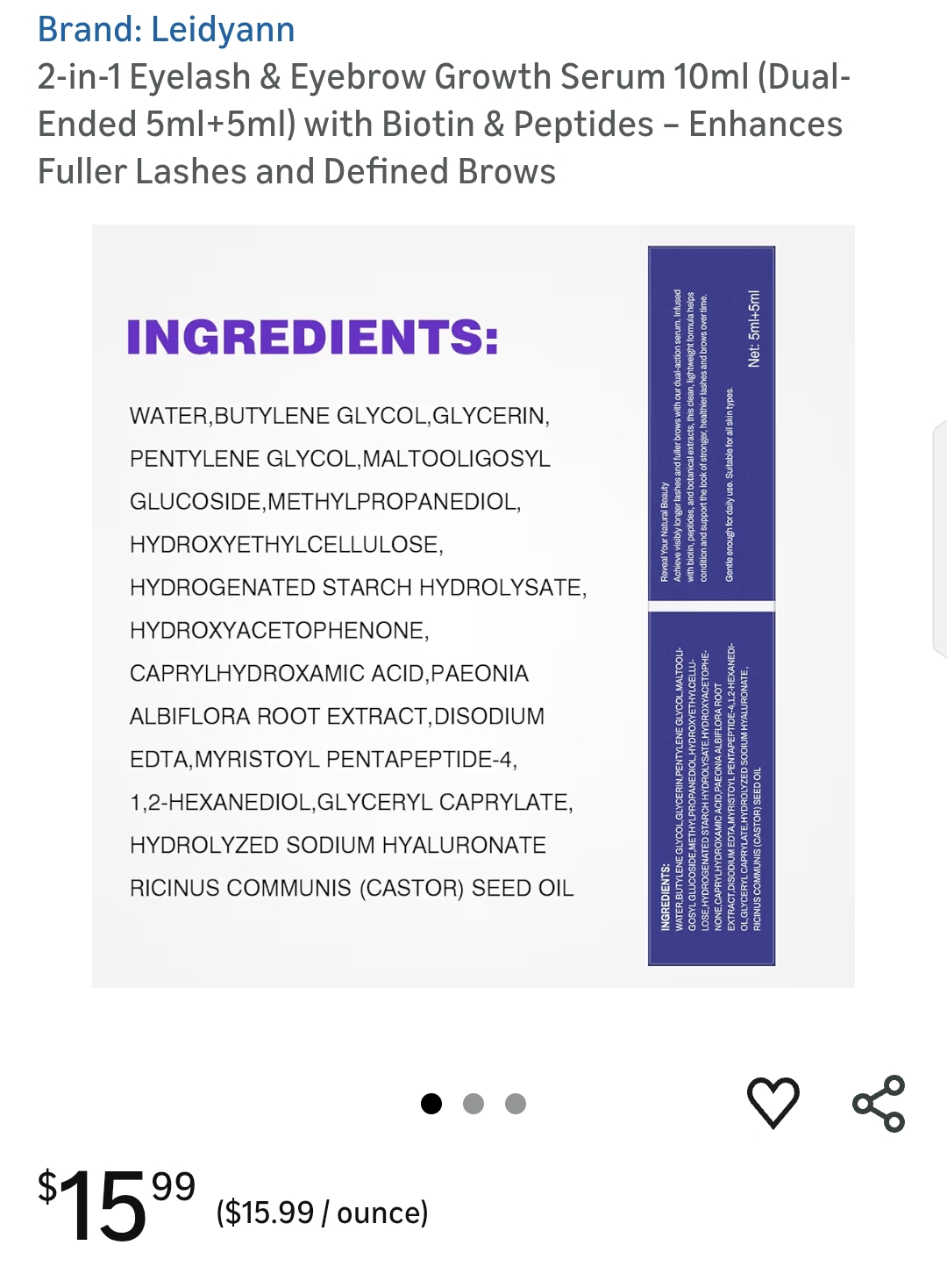 2-in-1 Eyelash & Eyebrow Growth