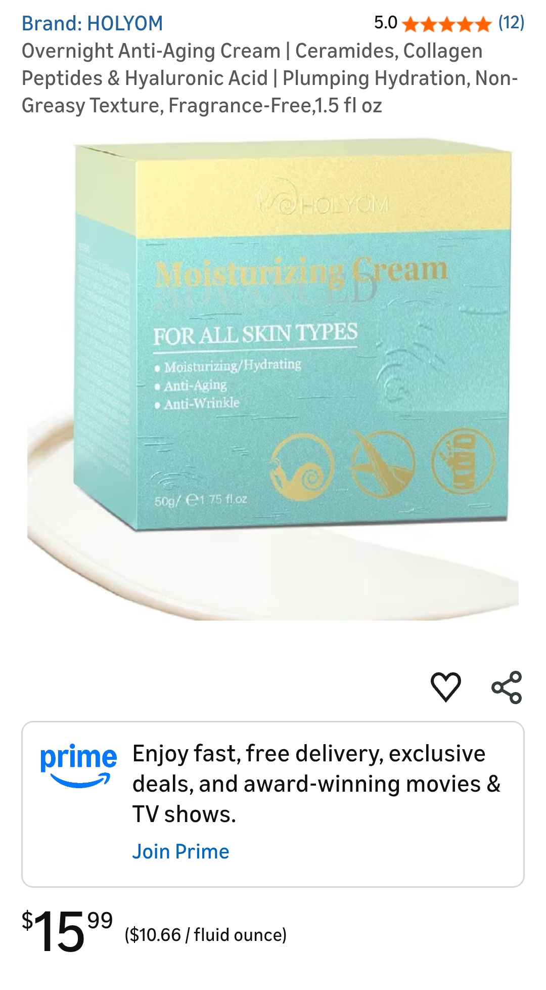 Overnight Anti-Aging Cream