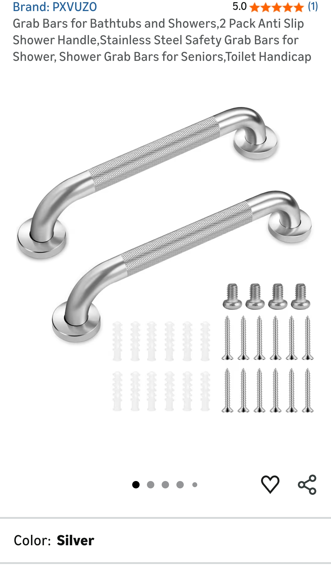 Grab Bars for Bathtubs and Showers