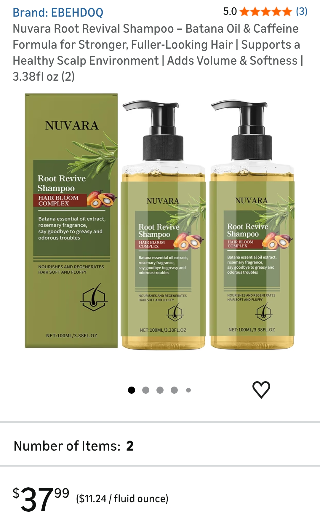 Nuvara Root Revival Shampoo