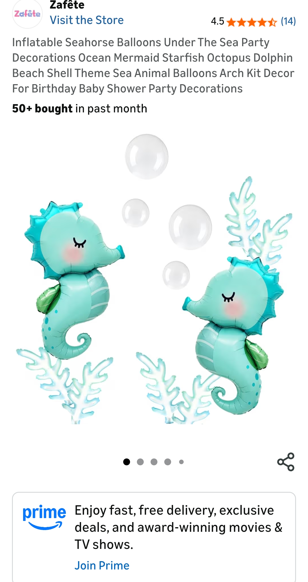 under the sea balloons