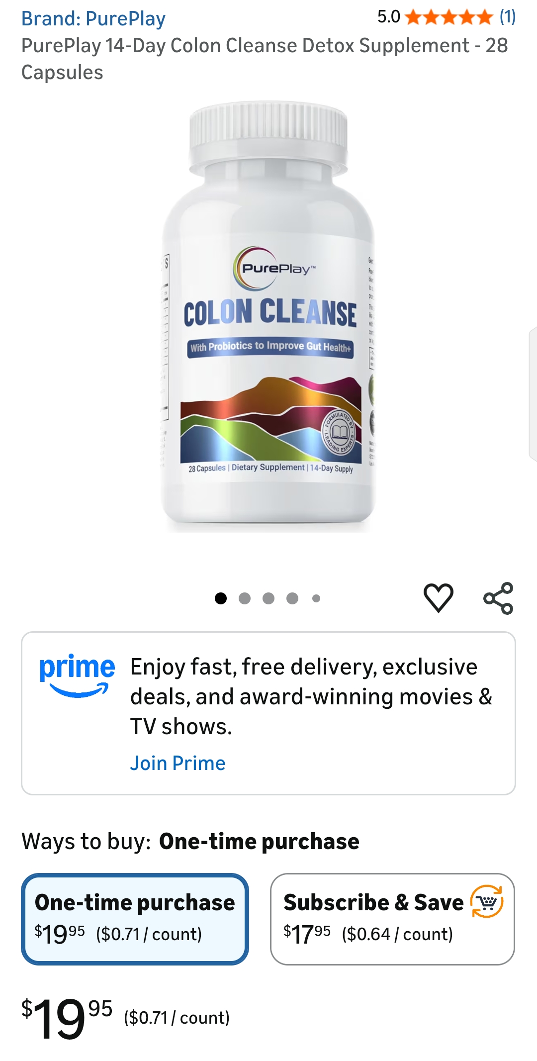 Colon Cleanse Detox Supplement