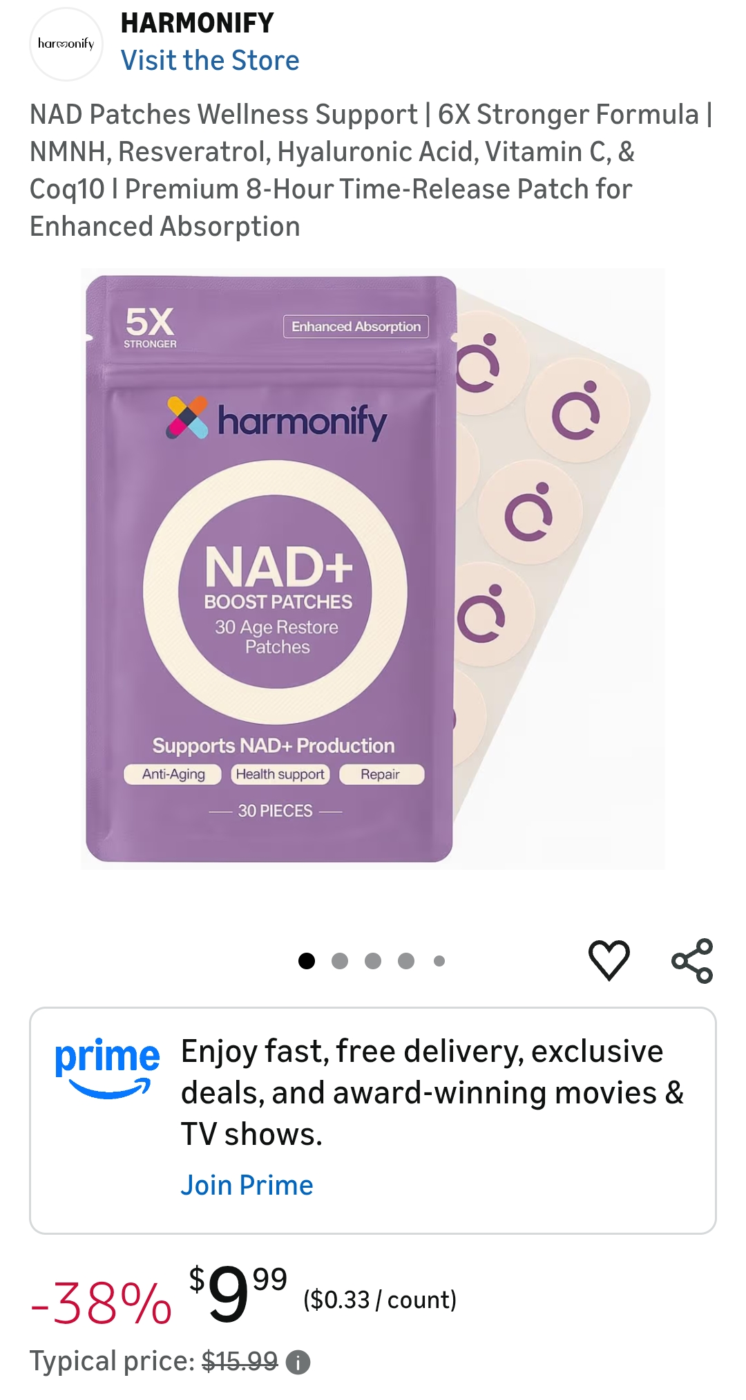 NAD Patches Wellness
