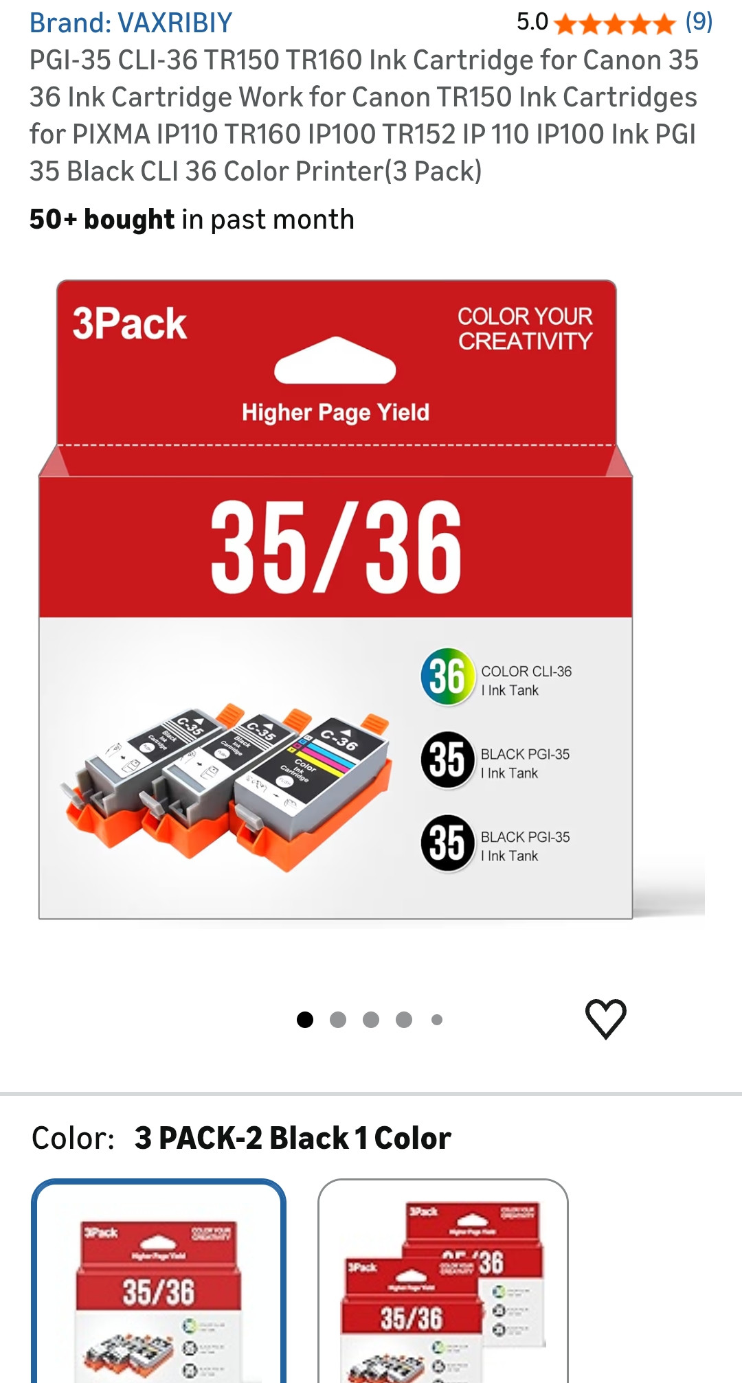 canon tr150 ink