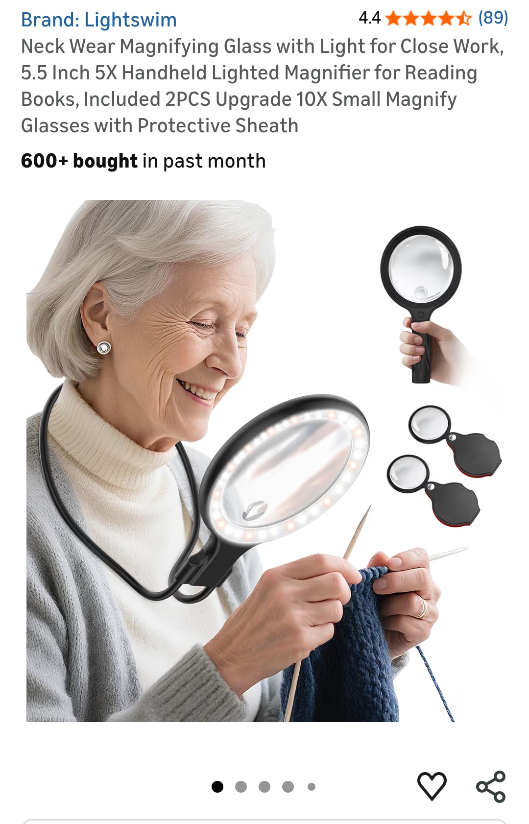 Neck Wear Magnifying Glass