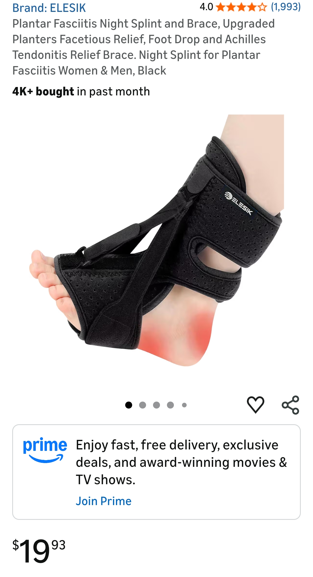 Plantar Fasciitis Night splinter