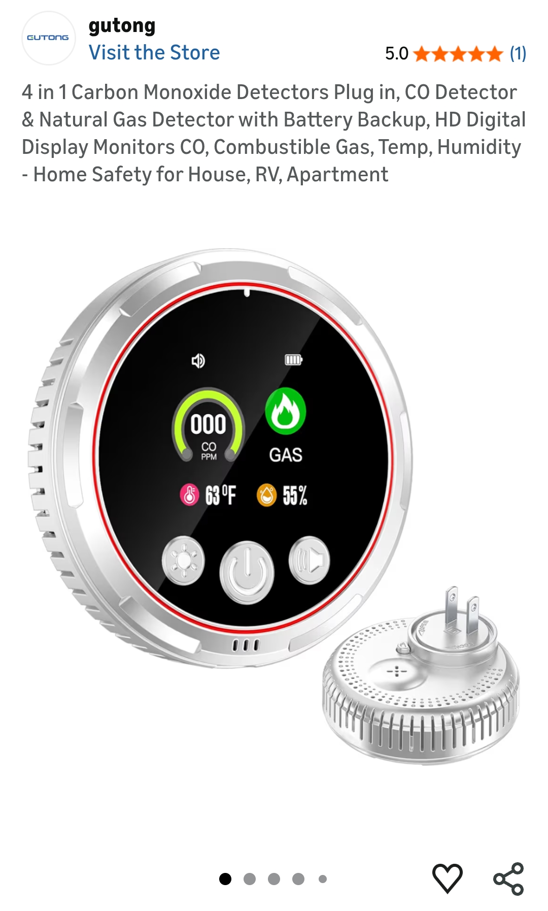 carbon monoxide detectors
