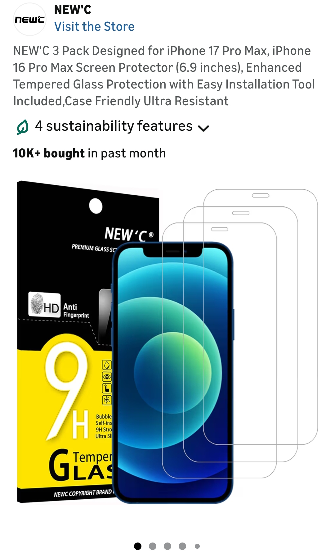 iPhone 17 Pro Max screen protector