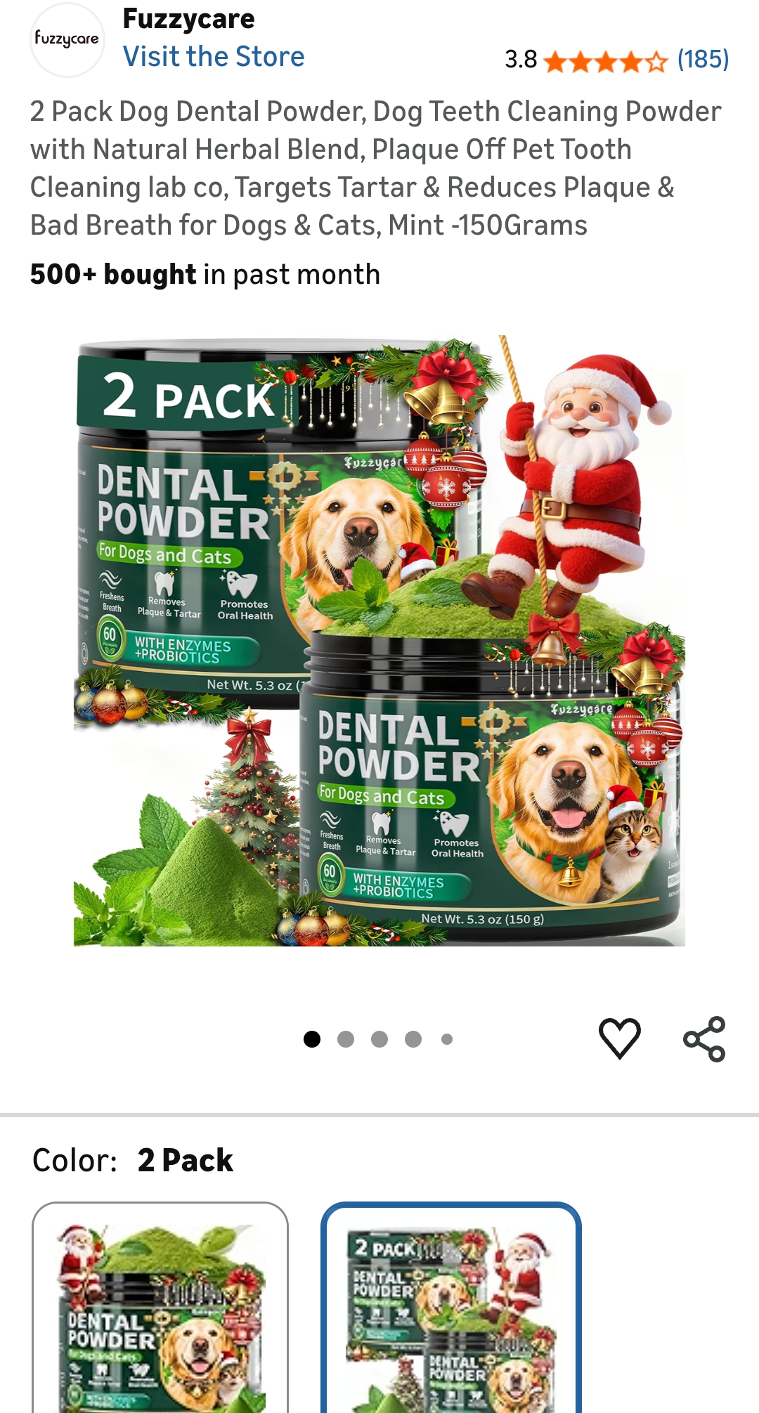 dog dental powder