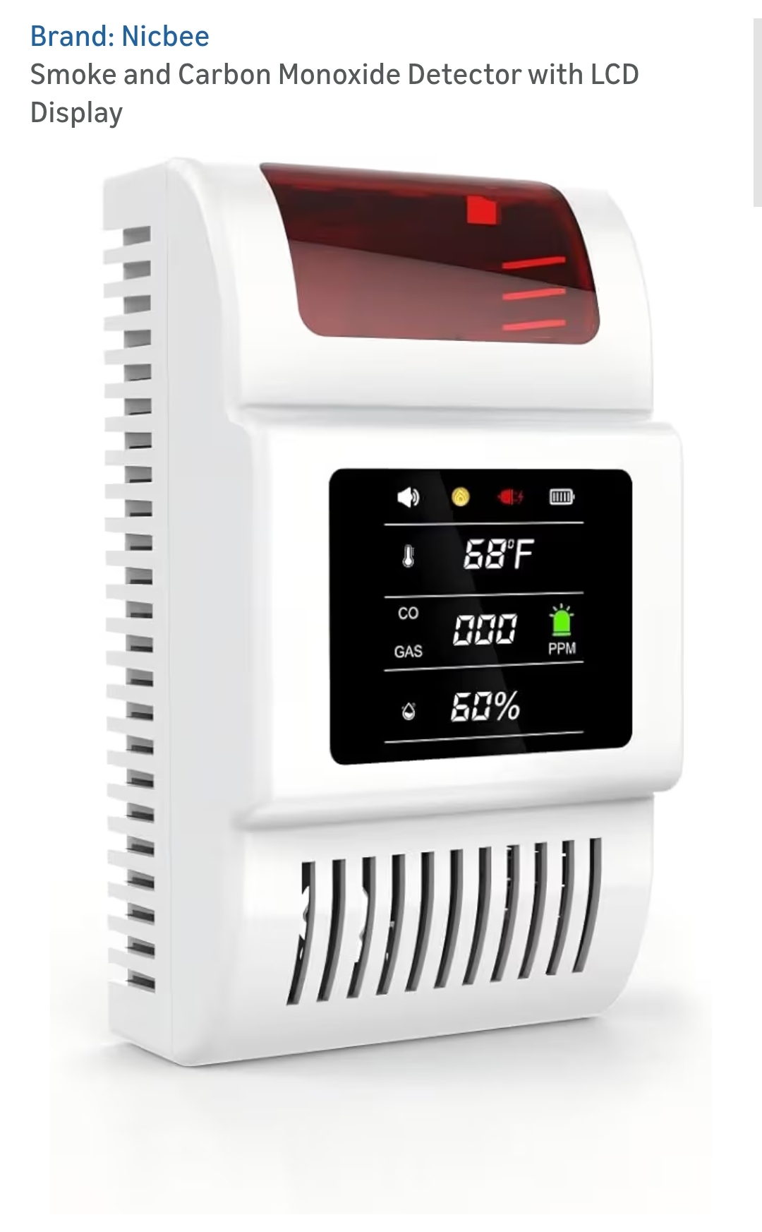 smoke & carbon monoxide alarms